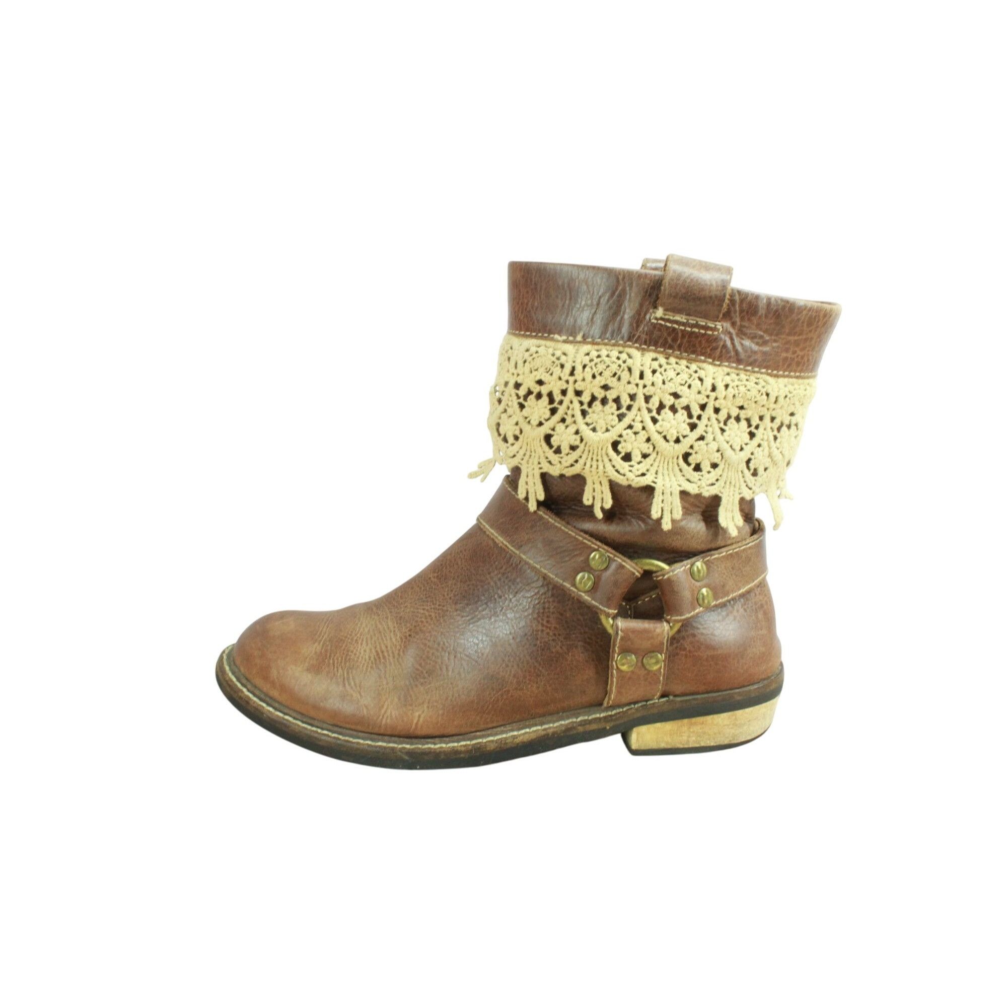 Other Latigo Zephyr Women's Leather Harness Ankle Boots Size 7 M Size US 7 / IT 37 - 1 Thumbnail