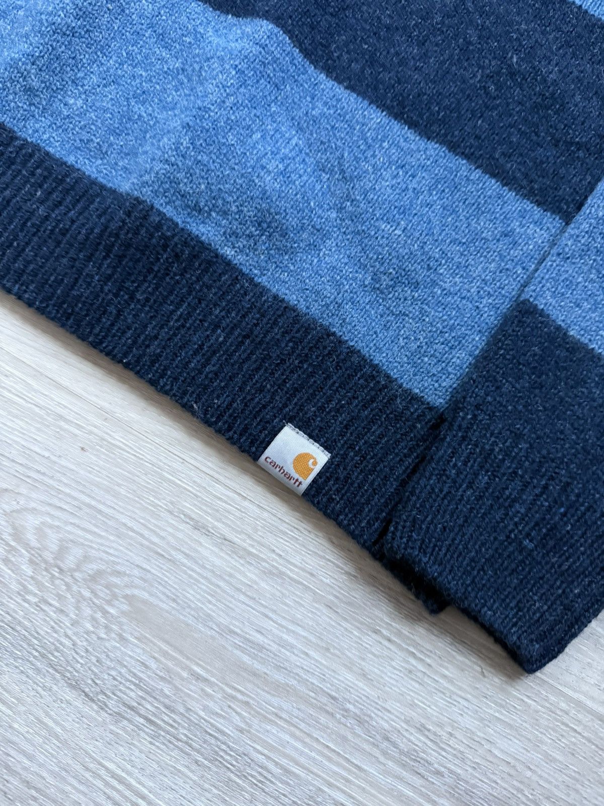 Carhartt Carhartt Striped Wade Wool Sweater Size US L / EU 52-54 / 3 - 5 Thumbnail
