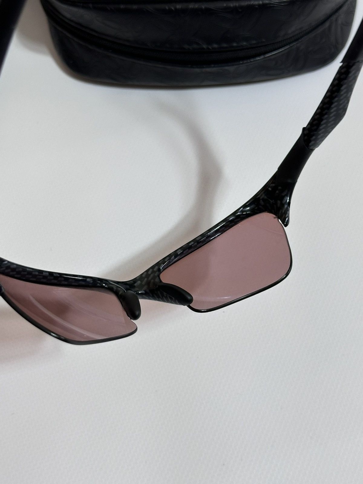 Oakley ULTRA RARE Oakley Half Jacket 1.0 GENUINE CARBON FIBER USA Size ONE SIZE - 8 Thumbnail