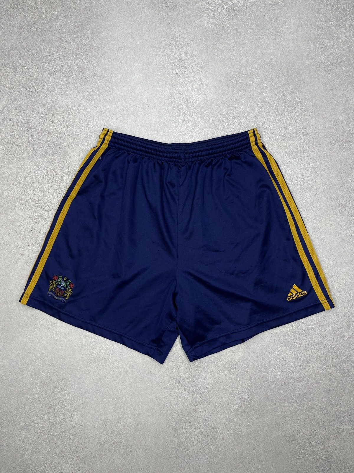 Adidas Vintage Adidas FC Burnley Football Shorts Navy Y2K Soccer Size US 32 / EU 48 - 2 Thumbnail