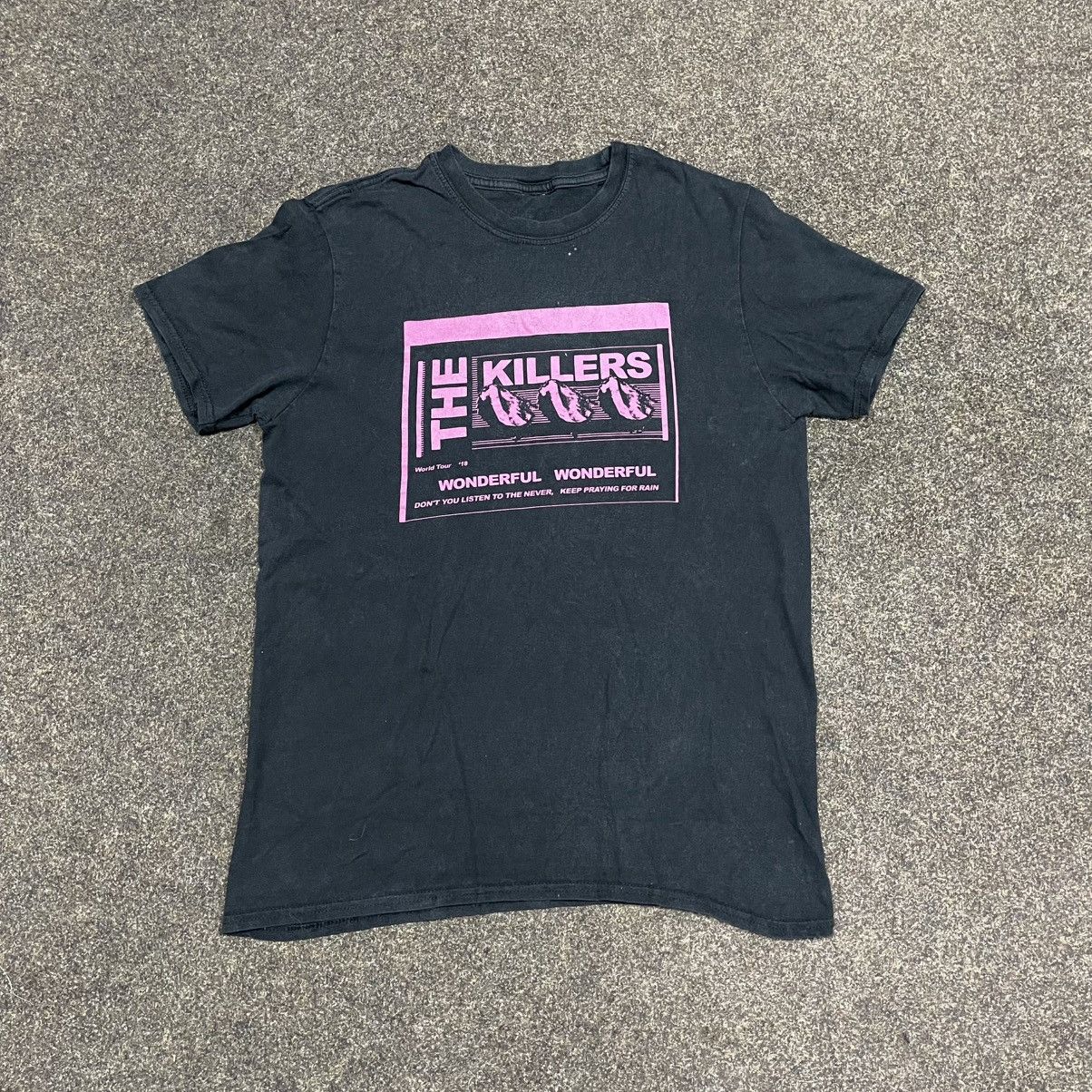 Vintage Vintage Y2K The Killers Graphic Tee Faded Black Rave Grail S Size US S / EU 44-46 / 1 - 1 Thumbnail
