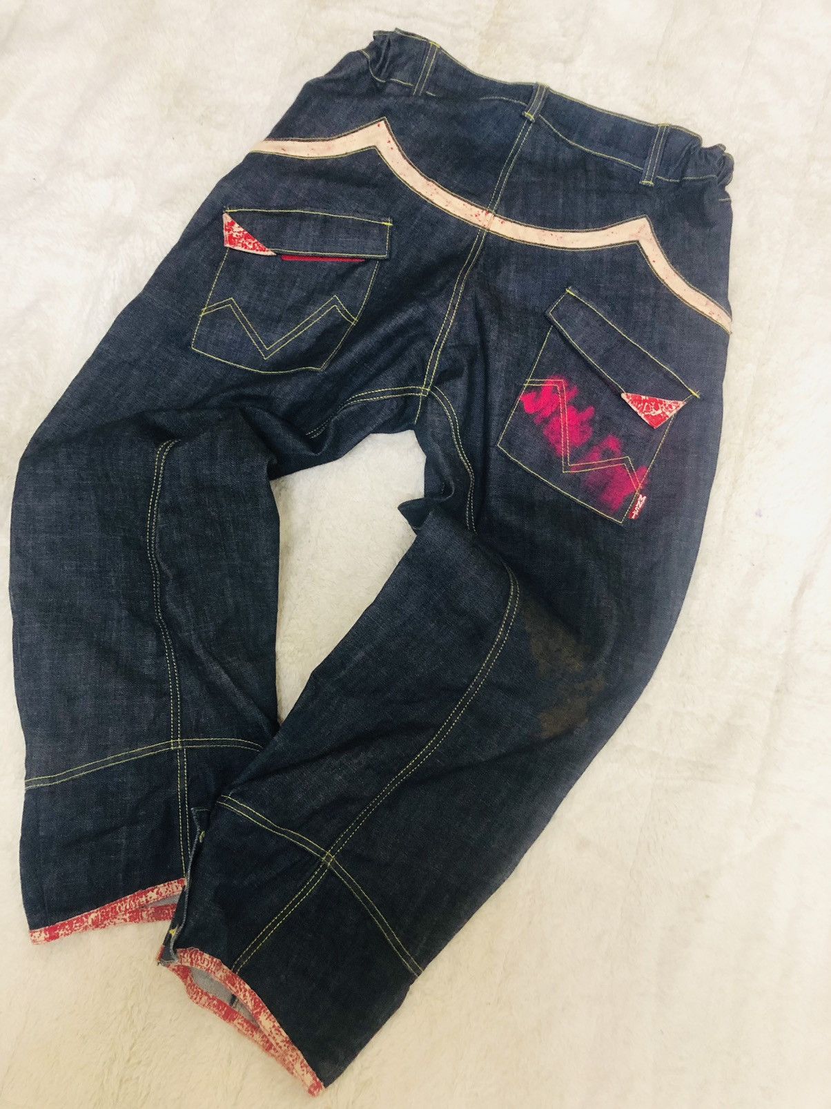 Japanese Brand Rare monsteat by momotaro baggy Size US 43 - 6 Thumbnail