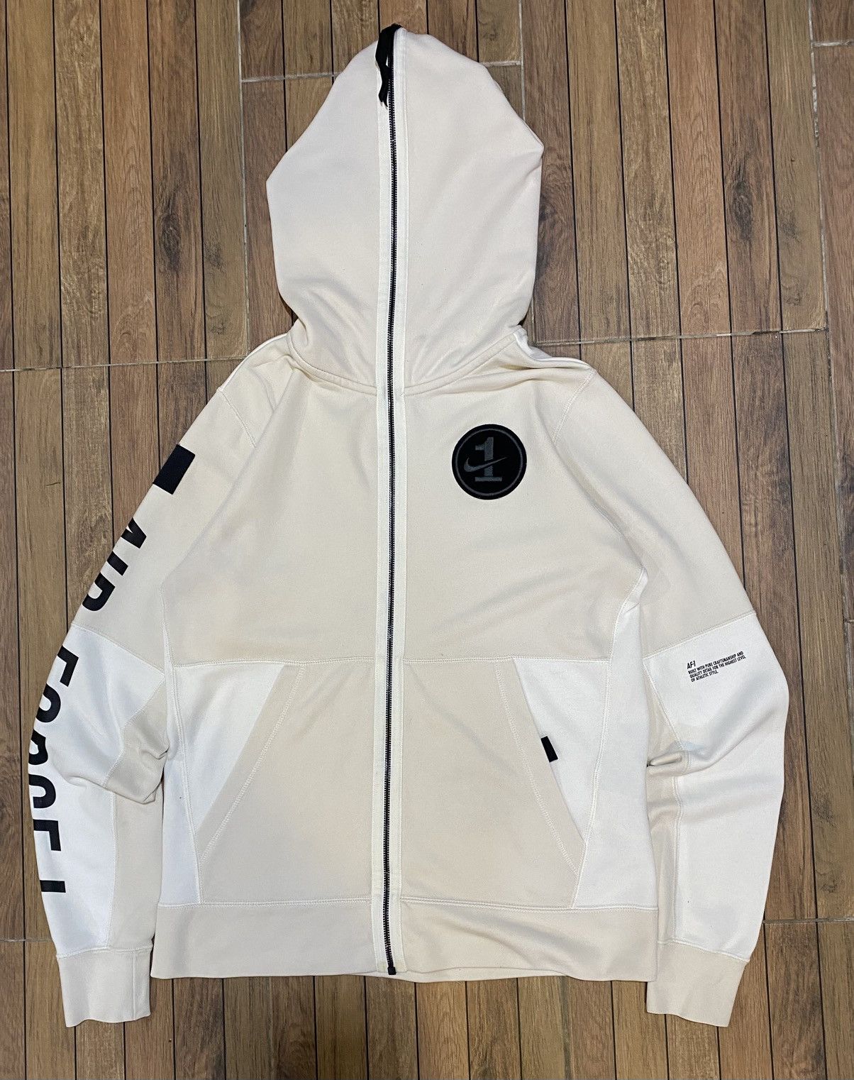 Nike NIKE Air Force 1 Tech Full Zip Hoodie Size US M / EU 48-50 / 2 - 1 Thumbnail