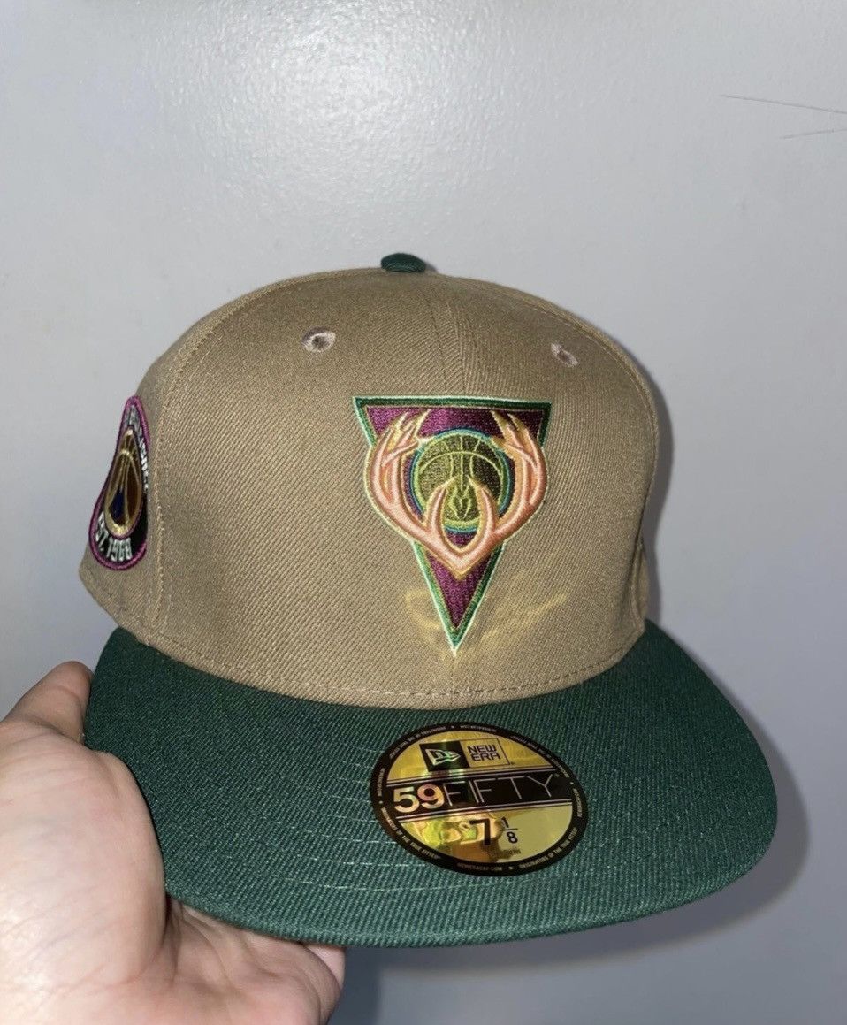 New Era Myfitteds Milwaukee bucks city series vintage acg size 7 1/8 Size ONE SIZE - 2 Thumbnail