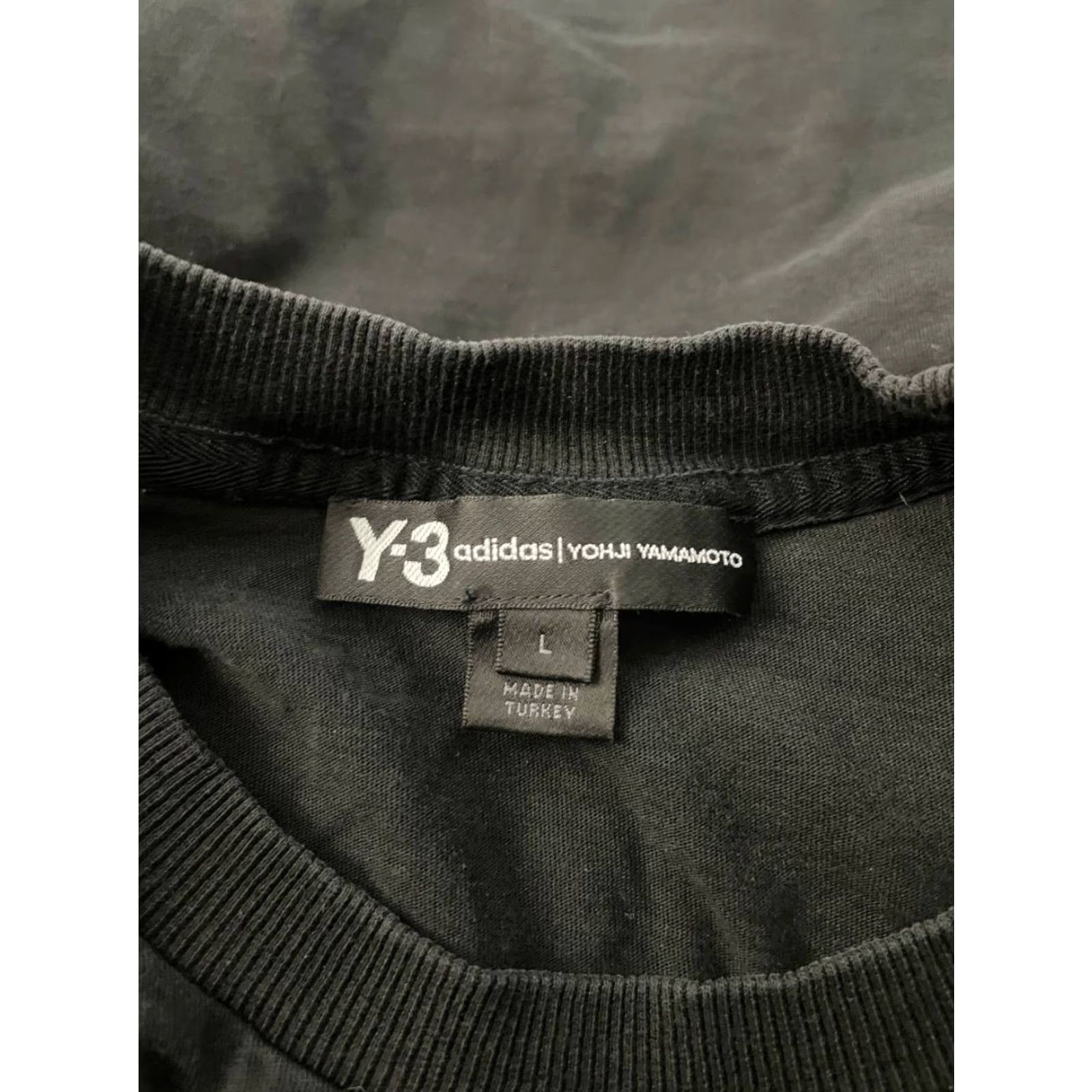 Adidas Adidas Mens Y-3 Yamamoto Cobra T-Shirt L Black Short Sleeve Crew Neck Size US L / EU 52-54 / 3 - 3 Thumbnail