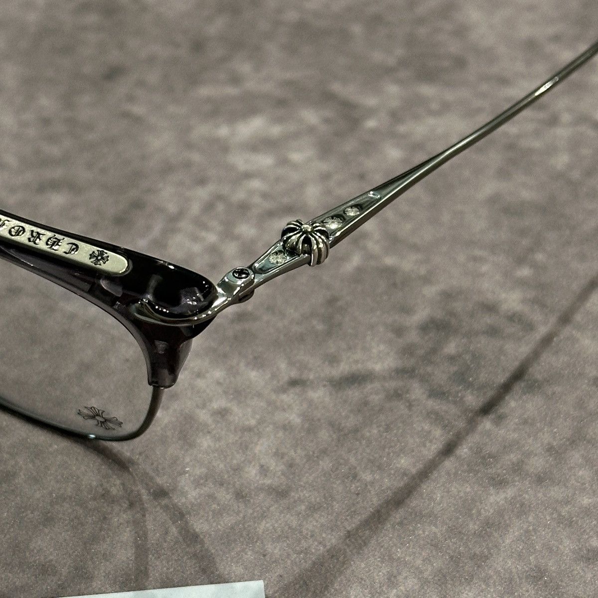 Chrome Hearts CHROME HEARTS SLUNTRADICTION (54) Flint/Gunmetal EYEWEAR Size ONE SIZE - 2 Thumbnail