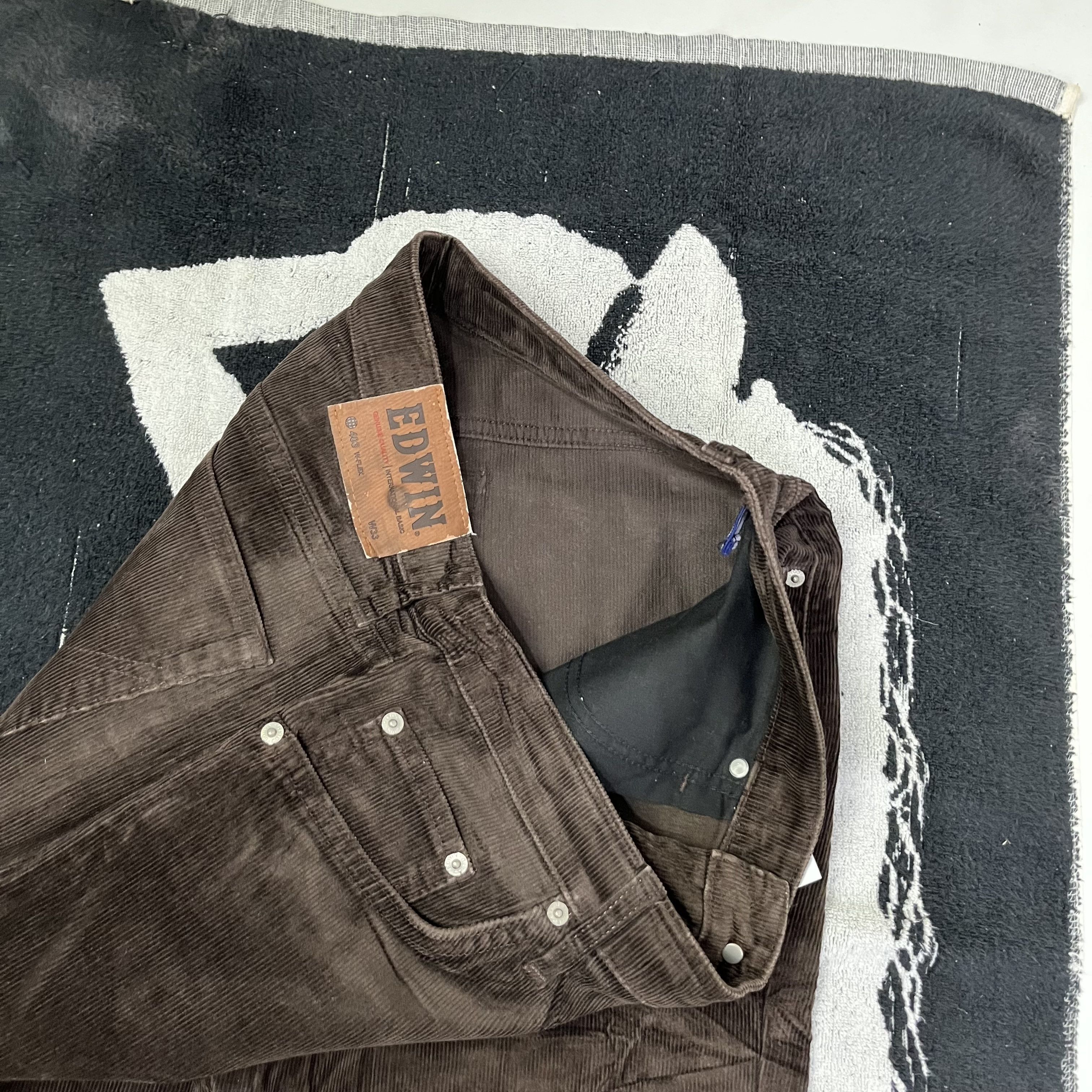 Edwin × Japanese Brand × Le Grande Bleu (L.G.B.) Edwin corduroy pants lgb style Size US 31 - 4 Thumbnail