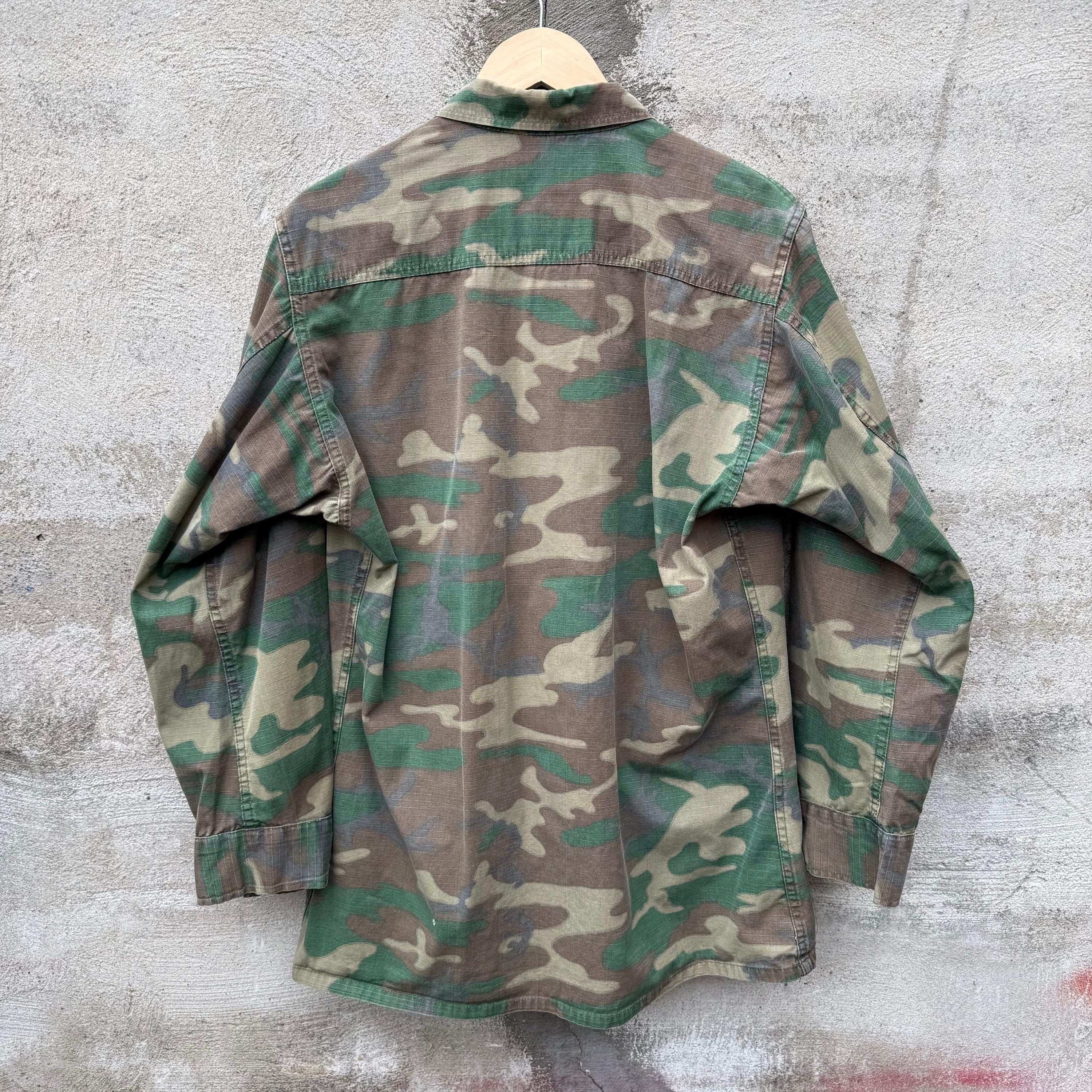 Vintage 79' US Military Woodland Camo Jacket Size US L / EU 52-54 / 3 - 2 Thumbnail