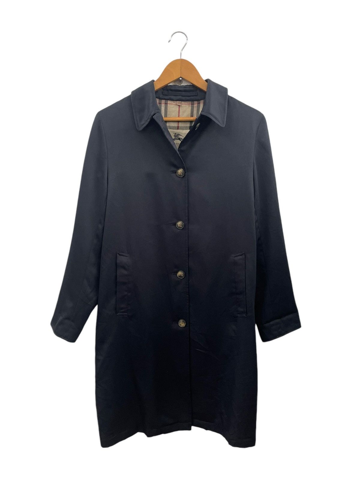 Burberry BURBERRY TRENCH COAT BELTED OVERCOAT CHECKERED PLAID Size US M / EU 48-50 / 2 - 2 Thumbnail