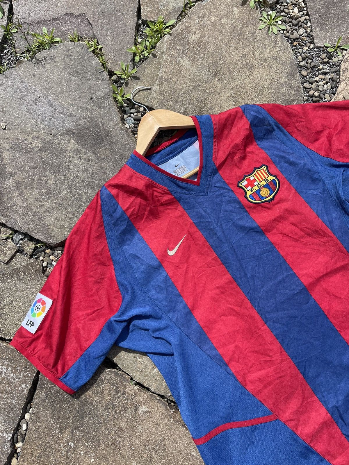 Nike × Vintage 2002 Nike Vintage Barcelona rare soccer jersey Travis Scott Size US M / EU 48-50 / 2 - 7 Thumbnail