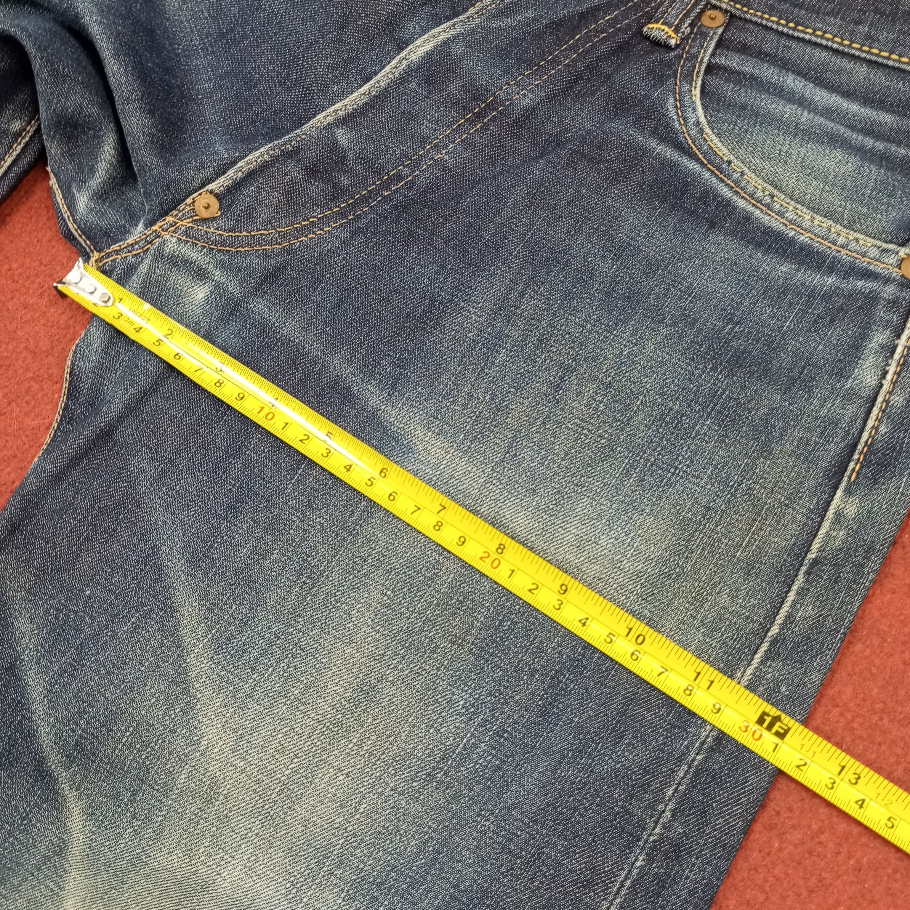 Evisu × Japanese Brand × Vintage Evisu Japanese Brand Fashion Style Custom Daicock Jeans Size US 27 - 9 Thumbnail