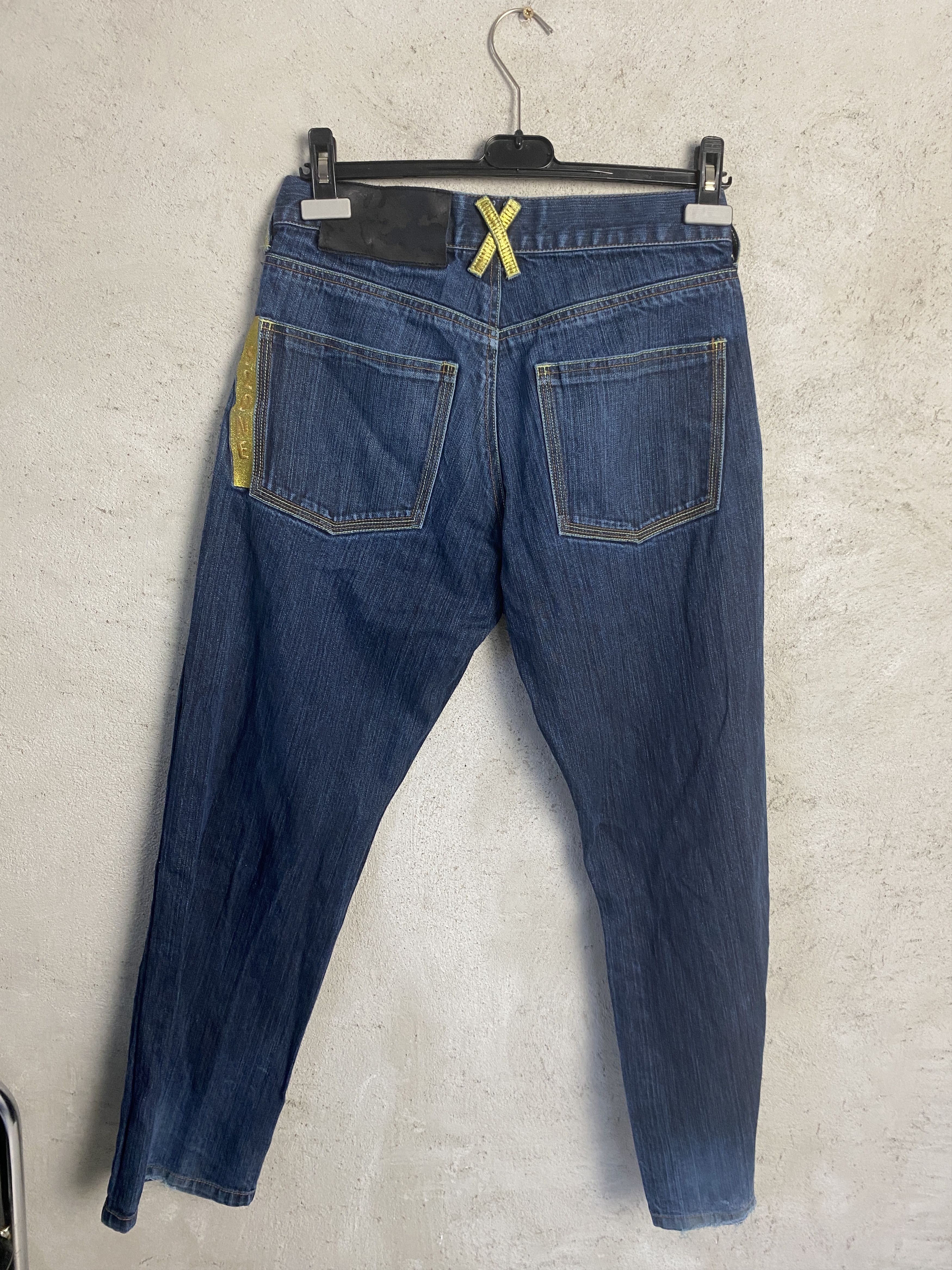 Vintage Vintage jeans denim baggy rap hiphop opium drain Size US 30 / EU 46 - 3 Thumbnail