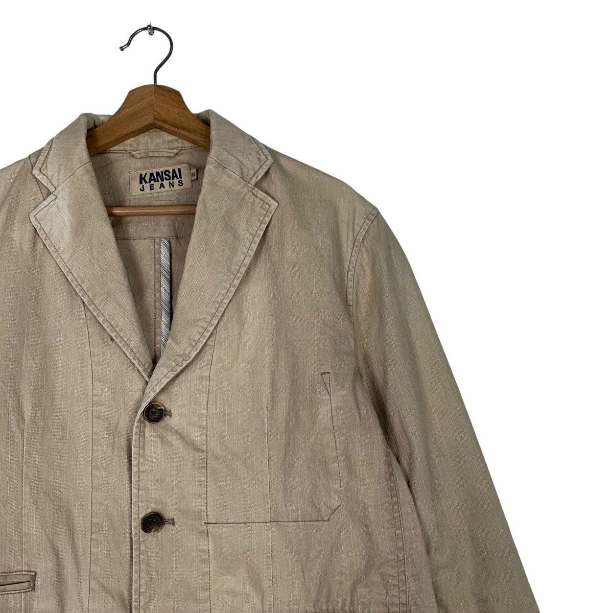 Kansai Yamamoto KANSAI JEANS Sun Burn Casual Jacket #0651-C30 Size US M / EU 48-50 / 2 - 5 Thumbnail