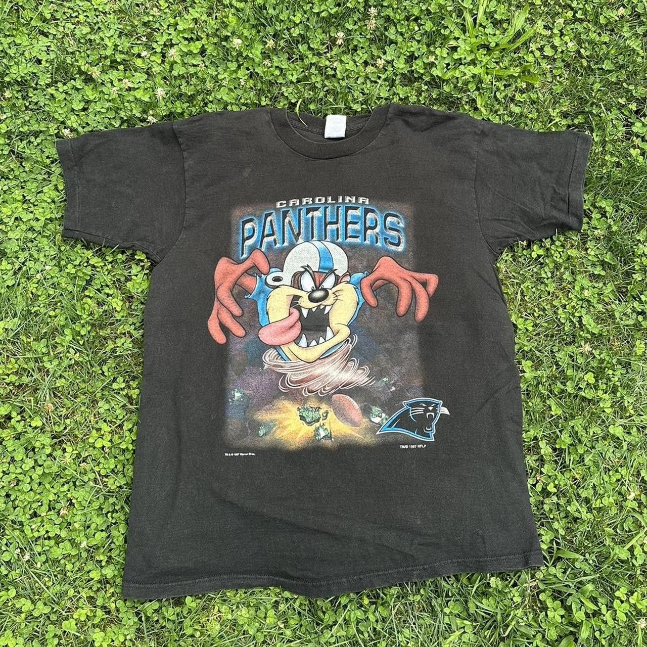 NFL x Grateful Dead x Panthers  Retro Carolina Panthers T-Shirt