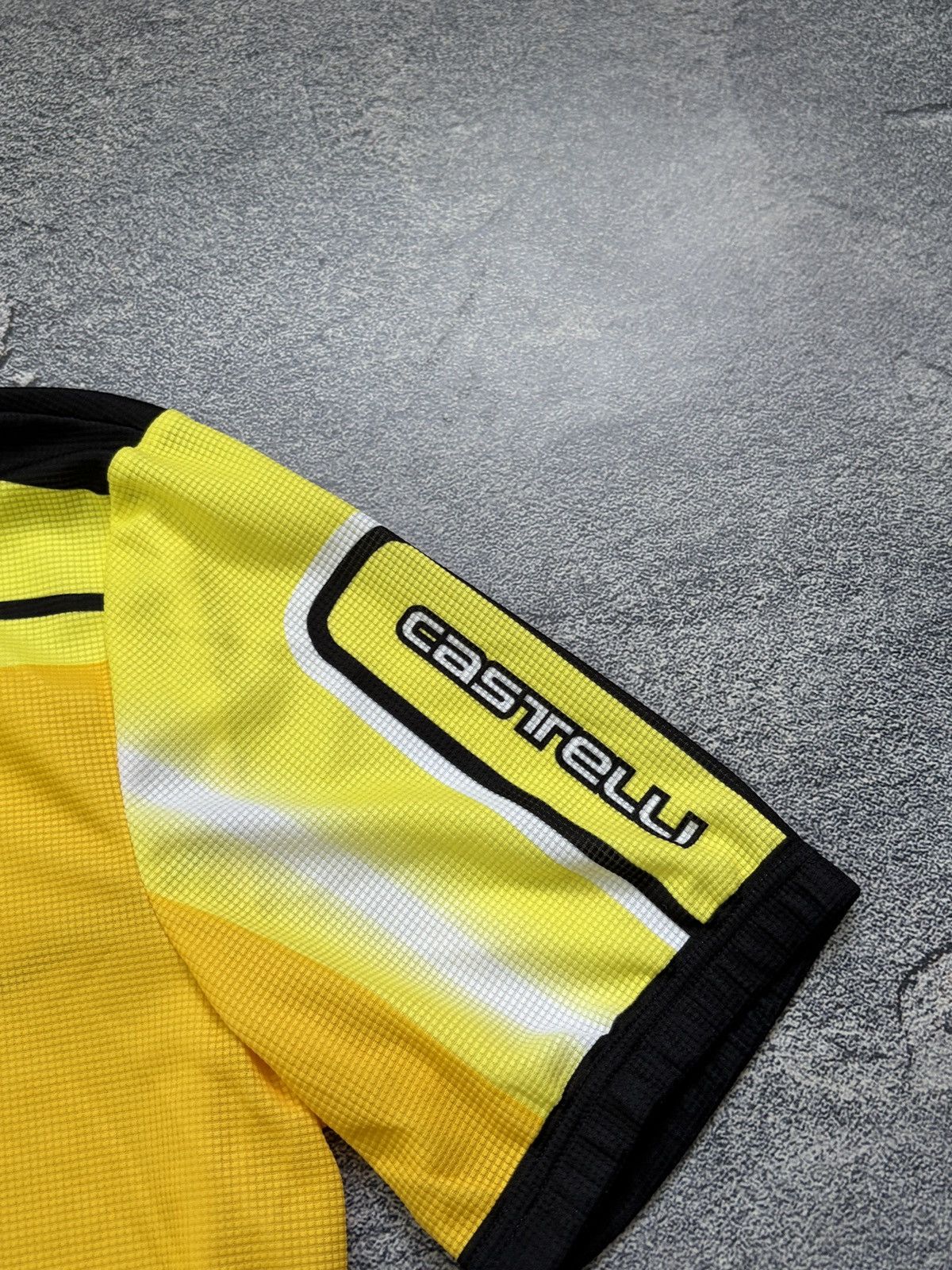 Vintage Vintage Castelli Cycling Jersey Yellow Made in Italy XL Size US XL / EU 56 / 4 - 12 Thumbnail