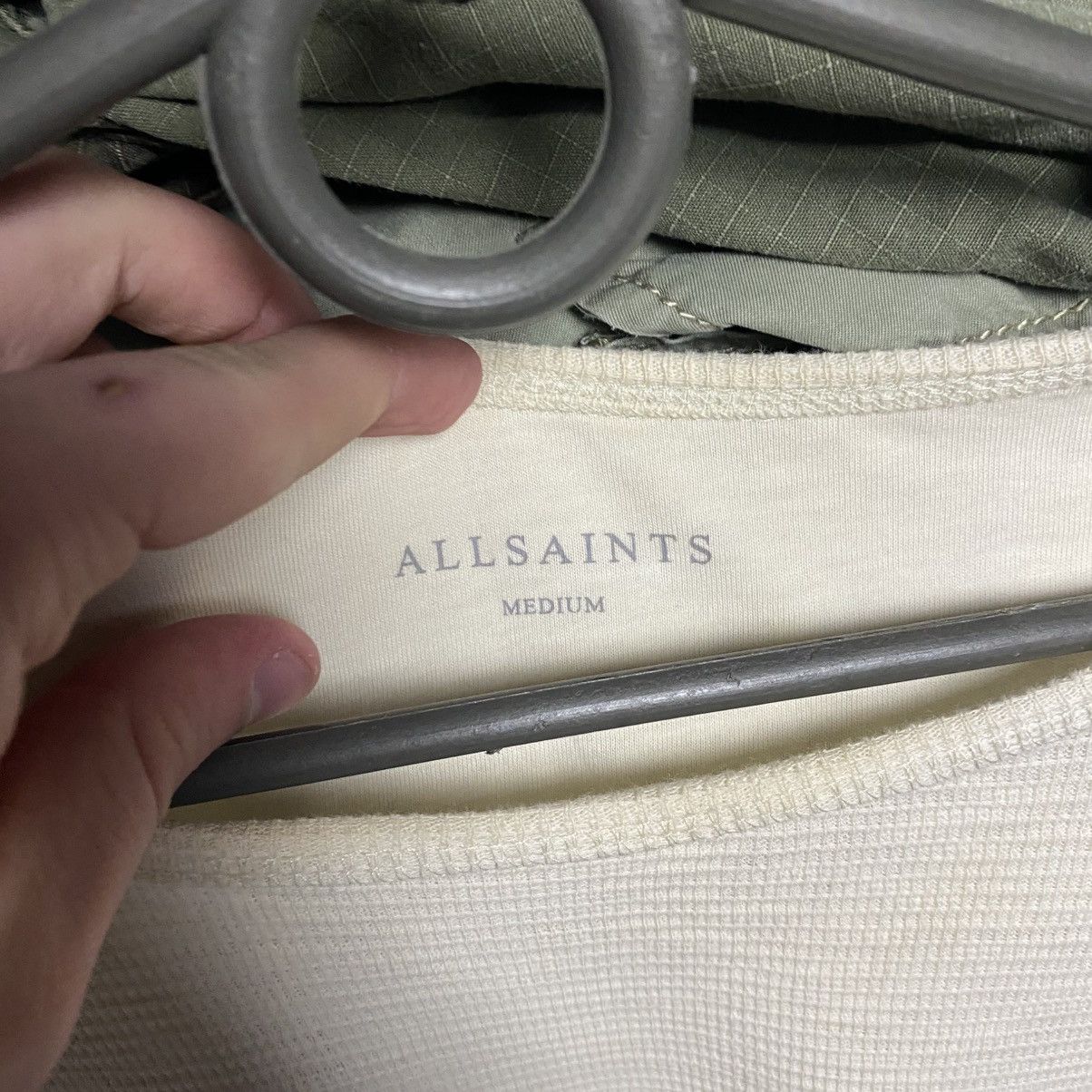 Allsaints Designer Allsaints small logo y2k streetwear longsleeve Size US M / EU 48-50 / 2 - 4 Thumbnail