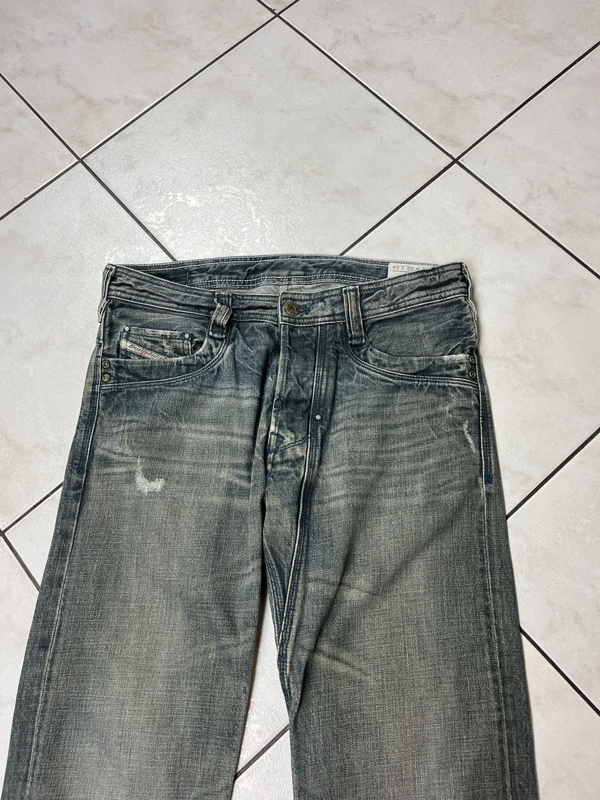 Diesel × Vintage Vintage rare Diesel timmen distressed y2k jeans pants washed Size US 32 / EU 48 - 3 Thumbnail