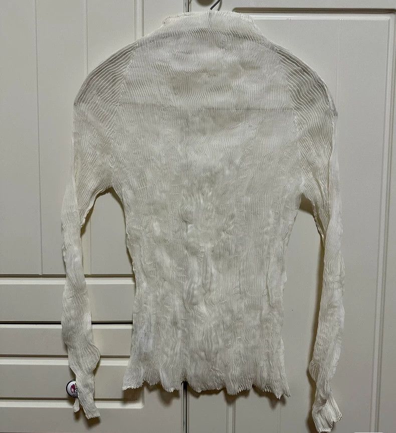 Issey Miyake issey miyake size:2 A transparent wicker cardigan Size XXS / US 00 / IT 34 - 1 Thumbnail