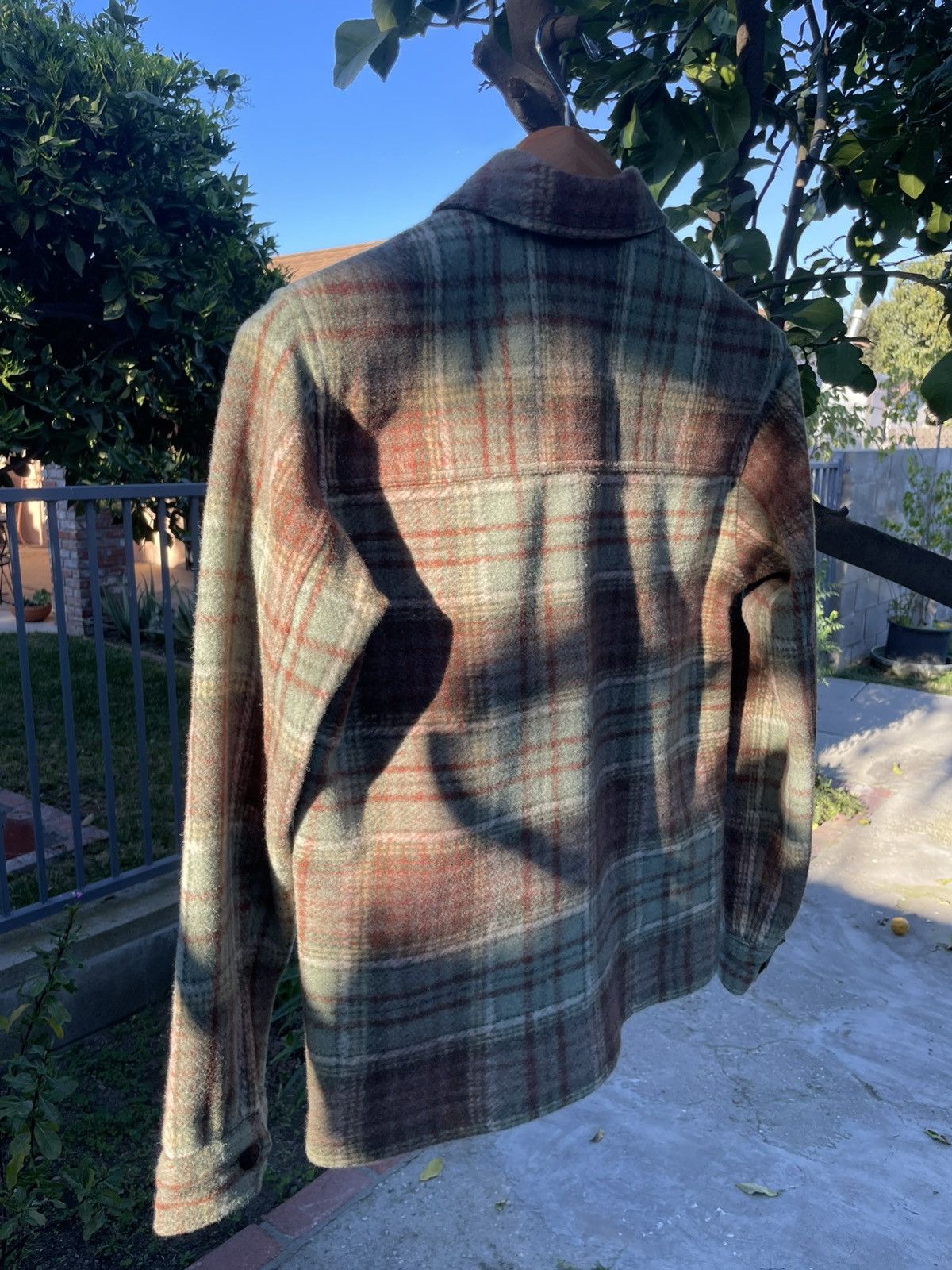 RRL Ralph Lauren RRL Ralph Lauren Plaid Wool Knit Western Shirt XS Size US XS / EU 42 / 0 - 12 Thumbnail