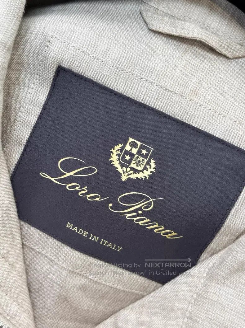 Loro Piana Loro Piana Khaki Linen Fabric Jacket Jacket Size M / US 6-8 / IT 42-44 - 3 Thumbnail