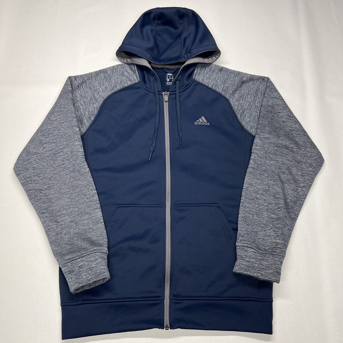 Adidas Adidas Hoodie Blue Climawarm Sweatshirt Full Zip Sweater Size US M / EU 48-50 / 2 - 1 Thumbnail
