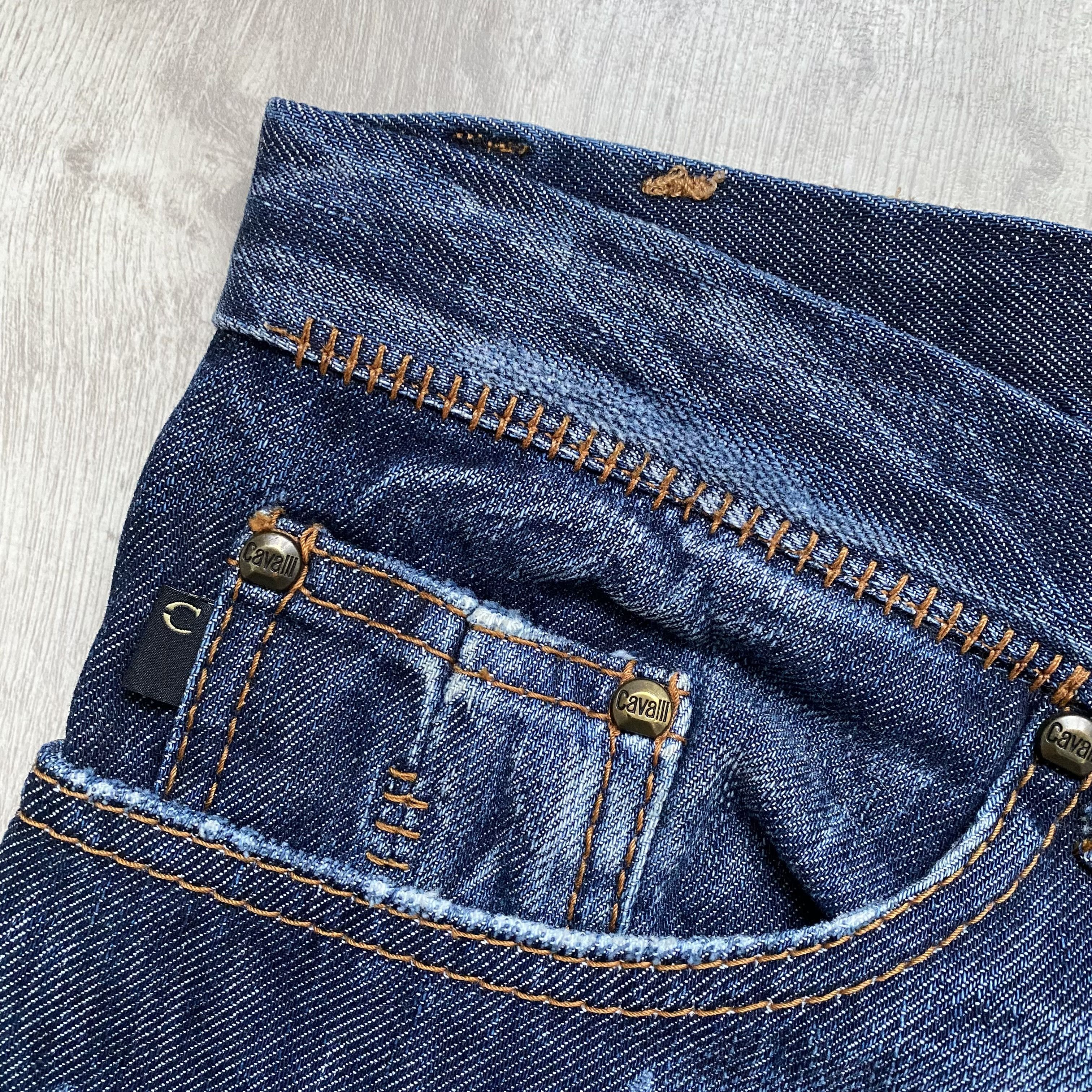 Just Cavalli Luxury RARE Just Cavali Denim distressed jeans Size US 32 / EU 48 - 4 Thumbnail
