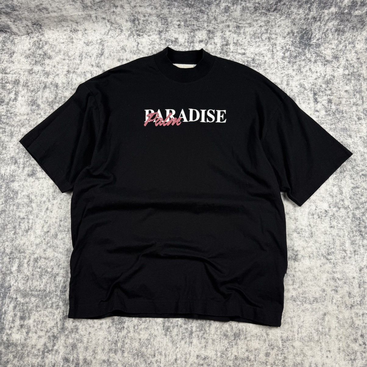 Palm Angels Palm Angels Paradise ‘Black’ Oversized T-Shirt Size US S / EU 44-46 / 1 - 1 Thumbnail
