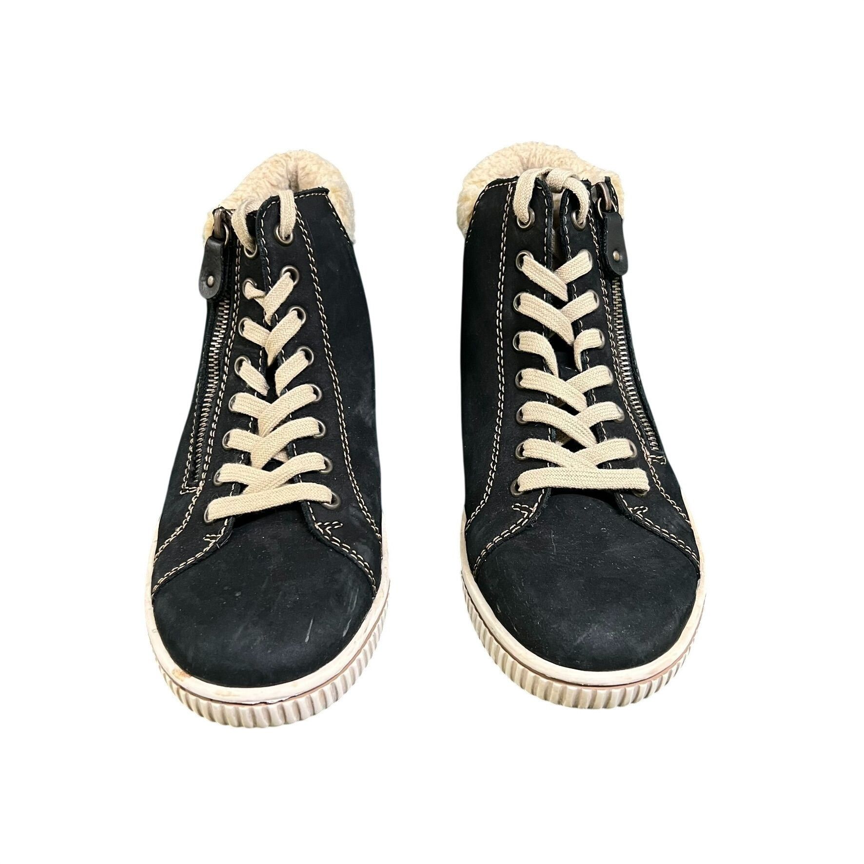 Other Remonte Women's Black Leather US 8.5 High-Top Sneakers With Size US 8.5 / IT 38.5 - 1 Thumbnail