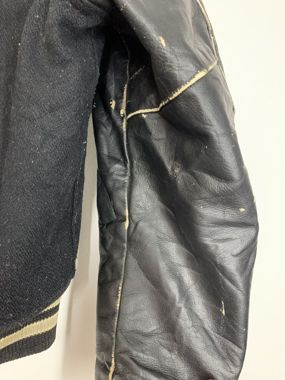 Delong Vintage GOLDEN BEAR Wool Leather Varsity Jacket Size US M / EU 48-50 / 2 - 11 Thumbnail