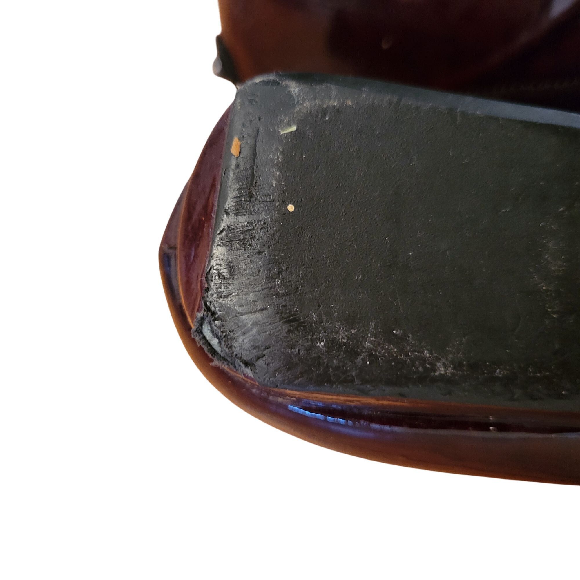 Stuart Weitzman Stuart Weitzman Burgundy Patent Leather Flats With Buckle De Size US 8 / IT 38 - 9 Thumbnail