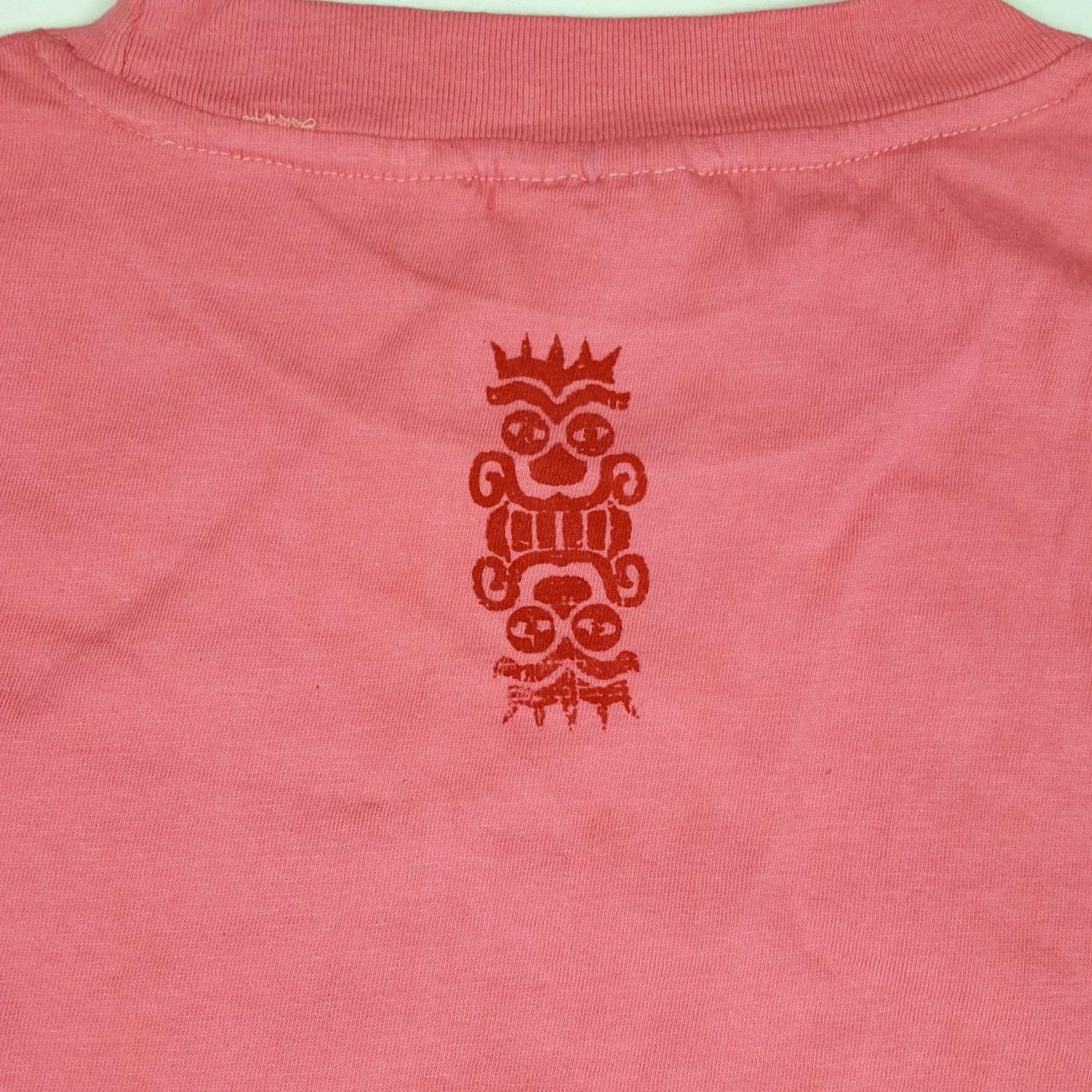 Vintage VTG 90s Pink Tribal Tie-Dye Men's XL Hawaiian Aztec T Shirt Size US XL / EU 56 / 4 - 5 Thumbnail