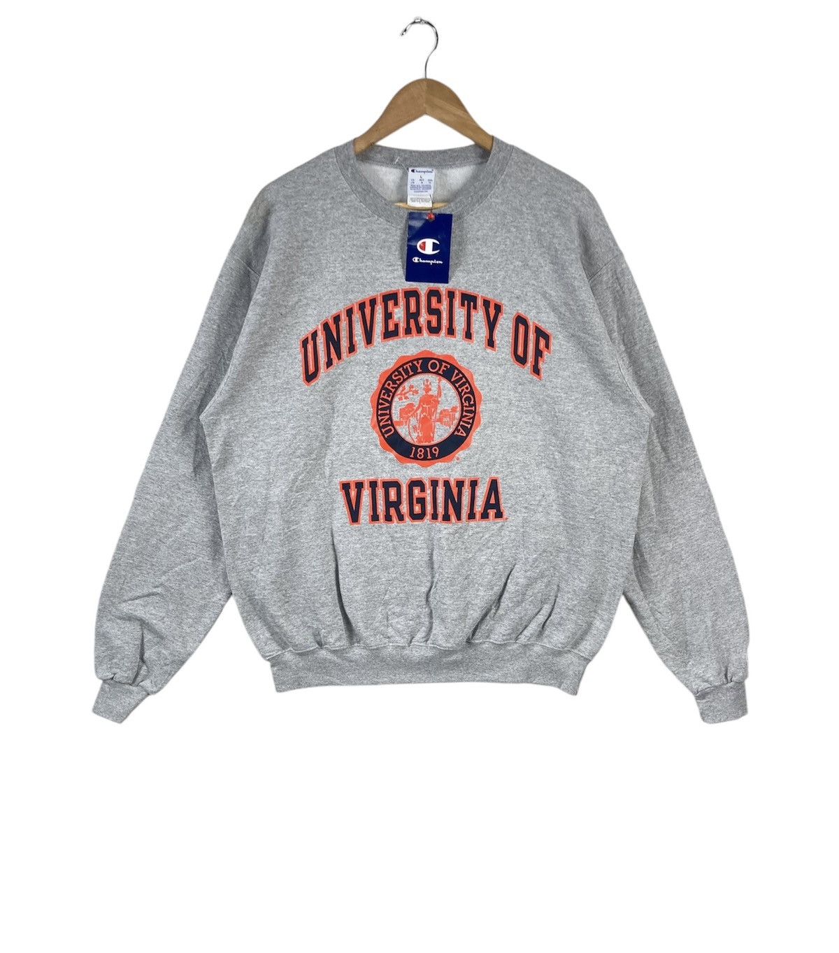 Champion New Vintage Champion Usa University Of Virginia Sweatshirt Size US L / EU 52-54 / 3 - 1 Thumbnail