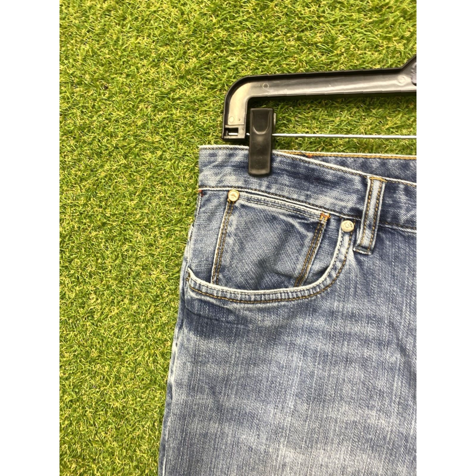 Tommy Bahama VINTAGE Tommy Bahama Antigua Cove Jeans Mens 36x30 Blue Denim Straight Regular 5-Pocket Pockets Beach Size US 36 / EU 52 - 4 Thumbnail