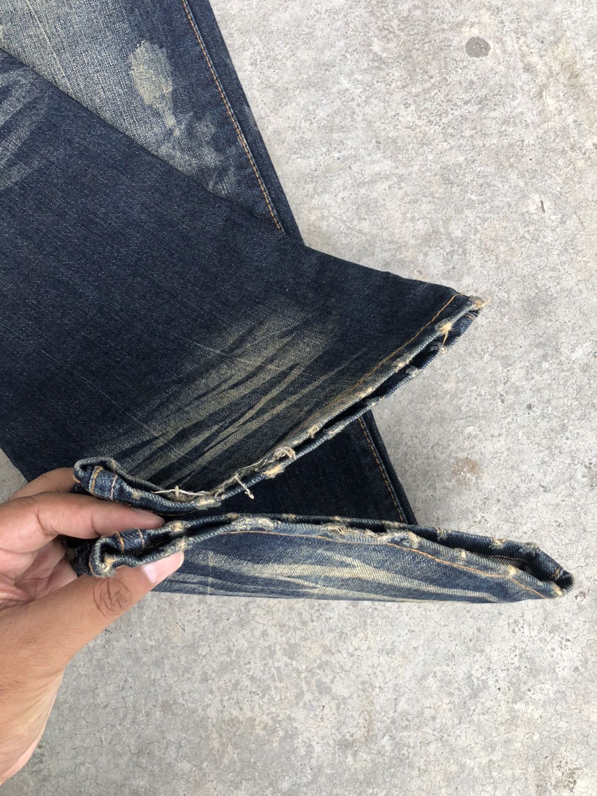 If Six Was Nine Japanese Pure paradise Flared Jeans Distressed Jeans Size US 32 / EU 48 - 16 Thumbnail