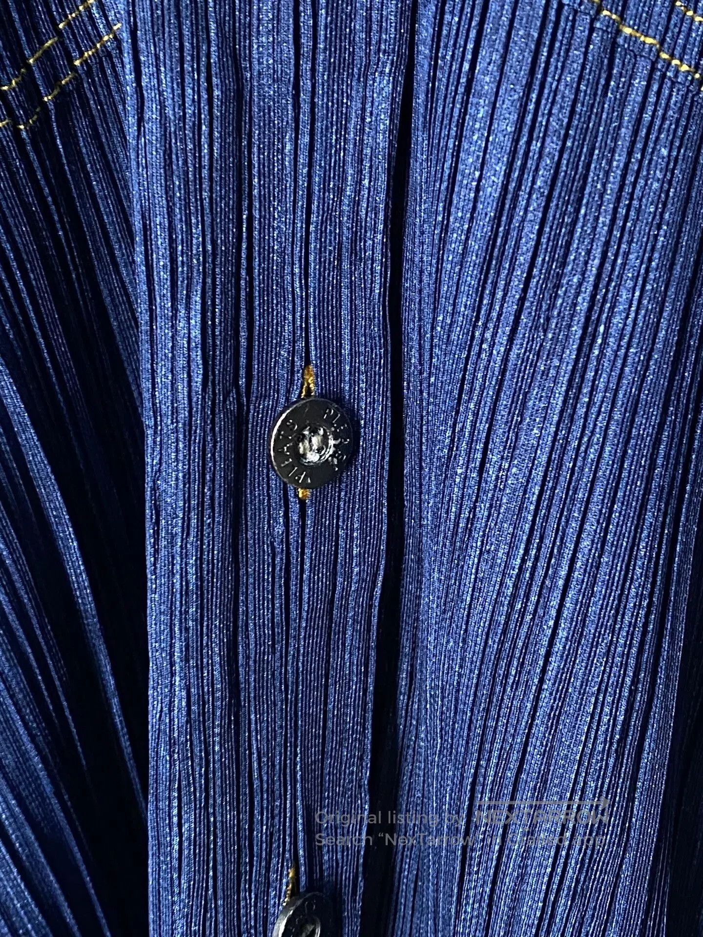 Issey Miyake Issey Miyake Pleats Please Denim Jacket. Size L / US 10 / IT 46 - 4 Thumbnail