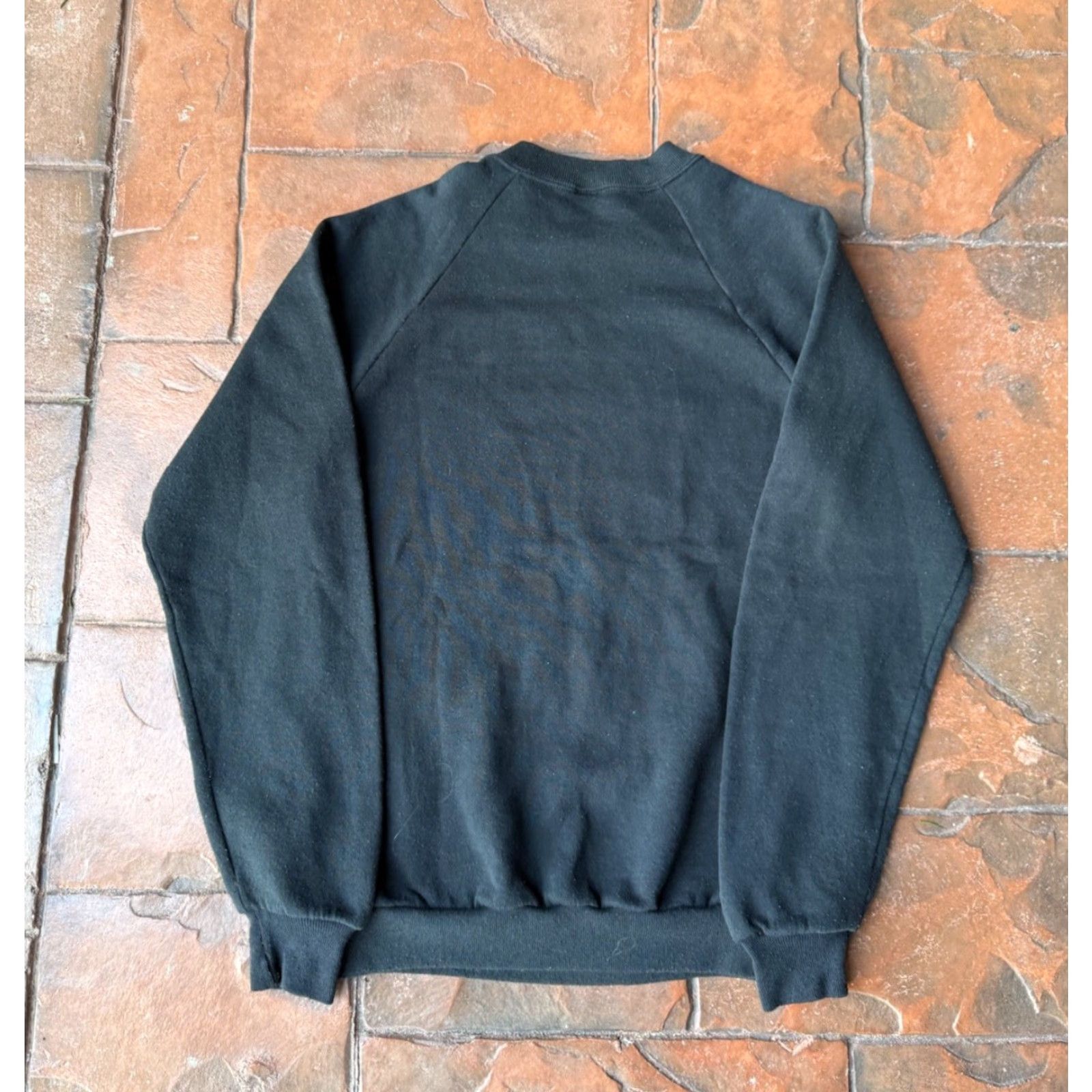 Jerzees VINTAGE Wolf Moon Crewneck Sweatshirt M Black Jerzees 80s 90s Nature USA Mens/Womens Size US M / EU 48-50 / 2 - 3 Thumbnail