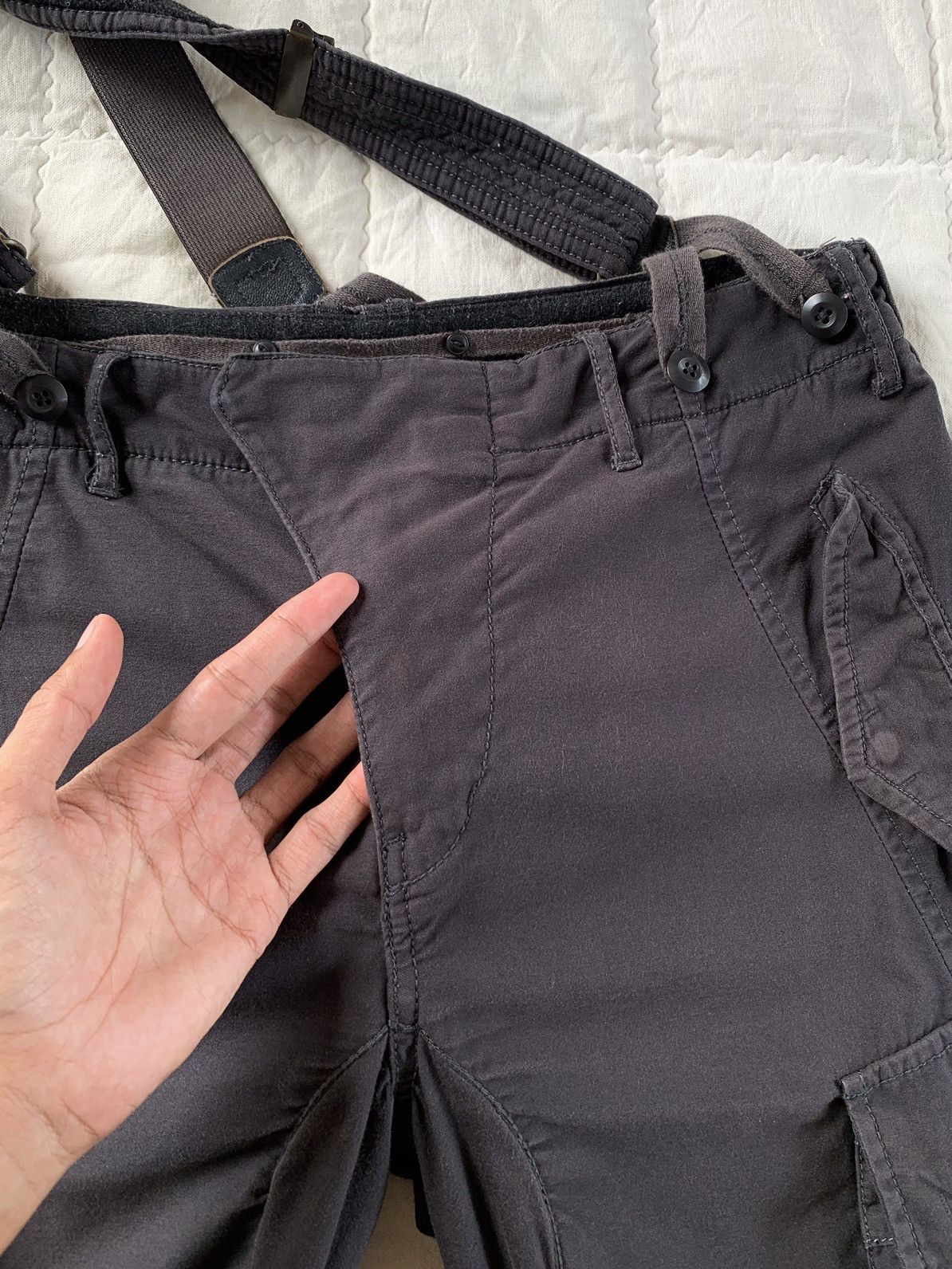 If Six Was Nine 2000s GOA Suspender Moto Cargo Pant Size US 34 / EU 50 - 7 Thumbnail