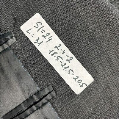 Peter Millar Peter Millar Sport Coat Mens 40R Gray Micro Herringbone Wool Size 40R - 8 Thumbnail
