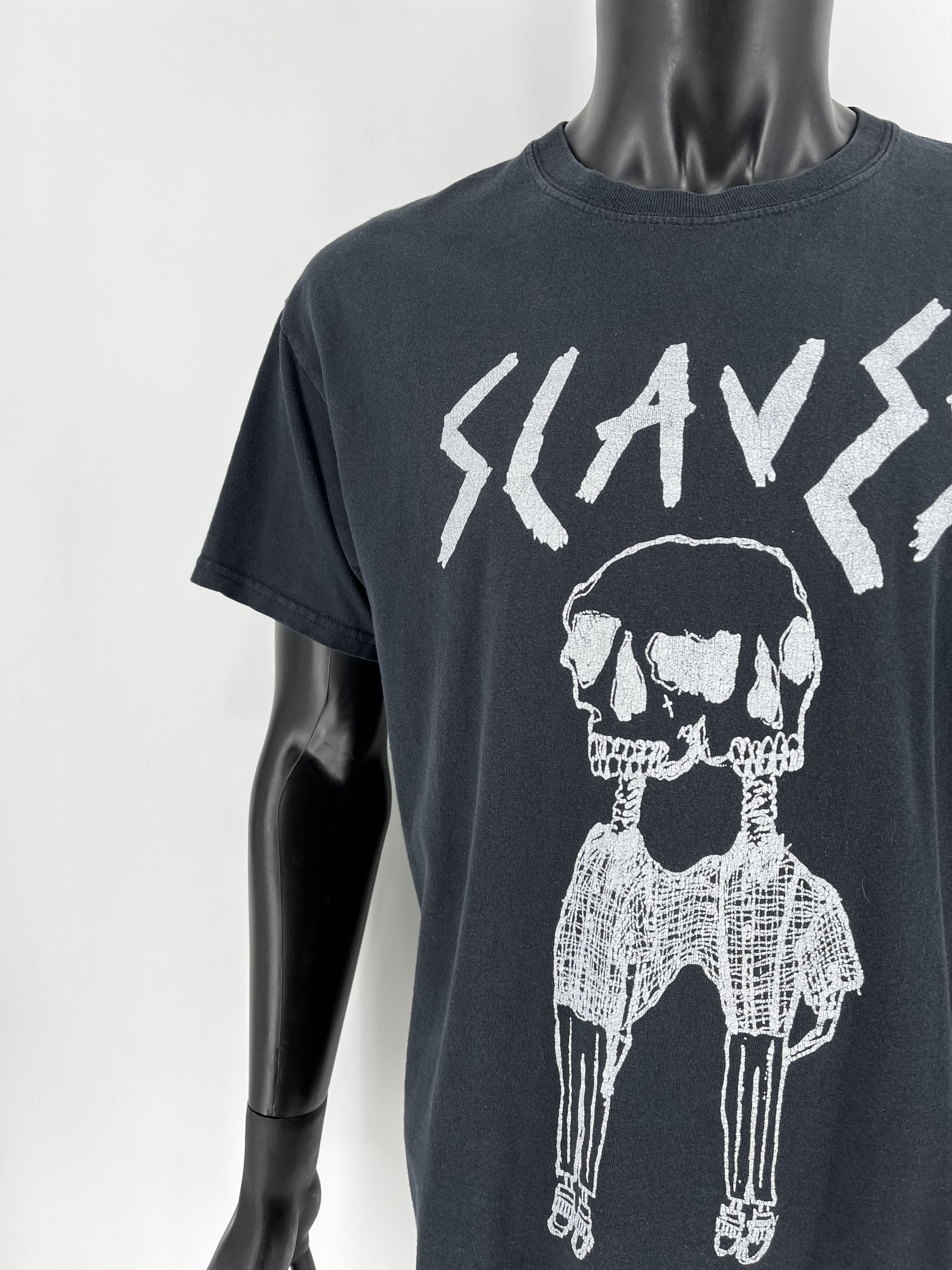 Band Tees × Vintage Vintage Slaves Rock T-shirt Skull T Shirt Streetwear Size US L / EU 52-54 / 3 - 6 Thumbnail