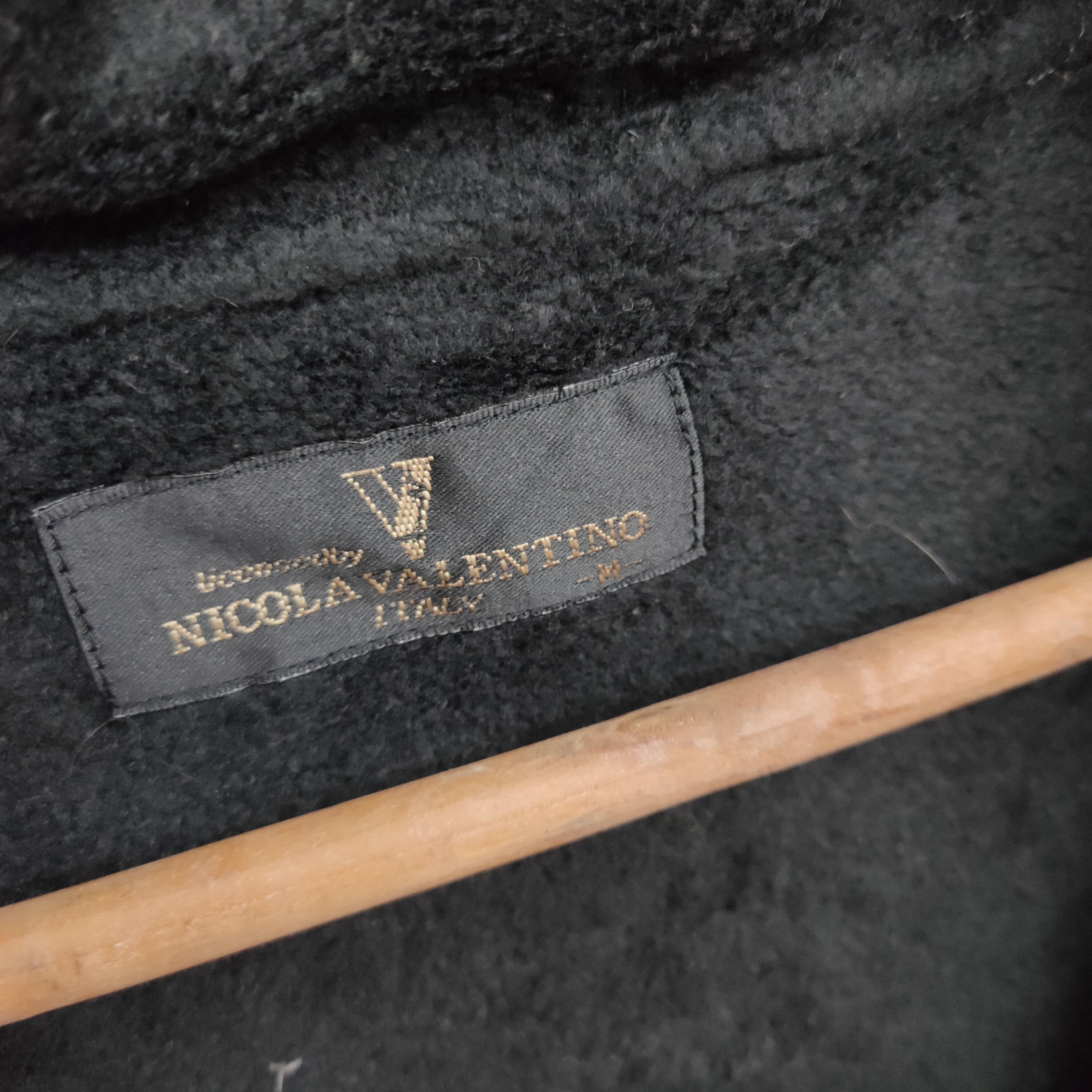 Designer × Vintage 90s Nicola Valentino Italy Black Hooded Size US M / EU 48-50 / 2 - 8 Thumbnail