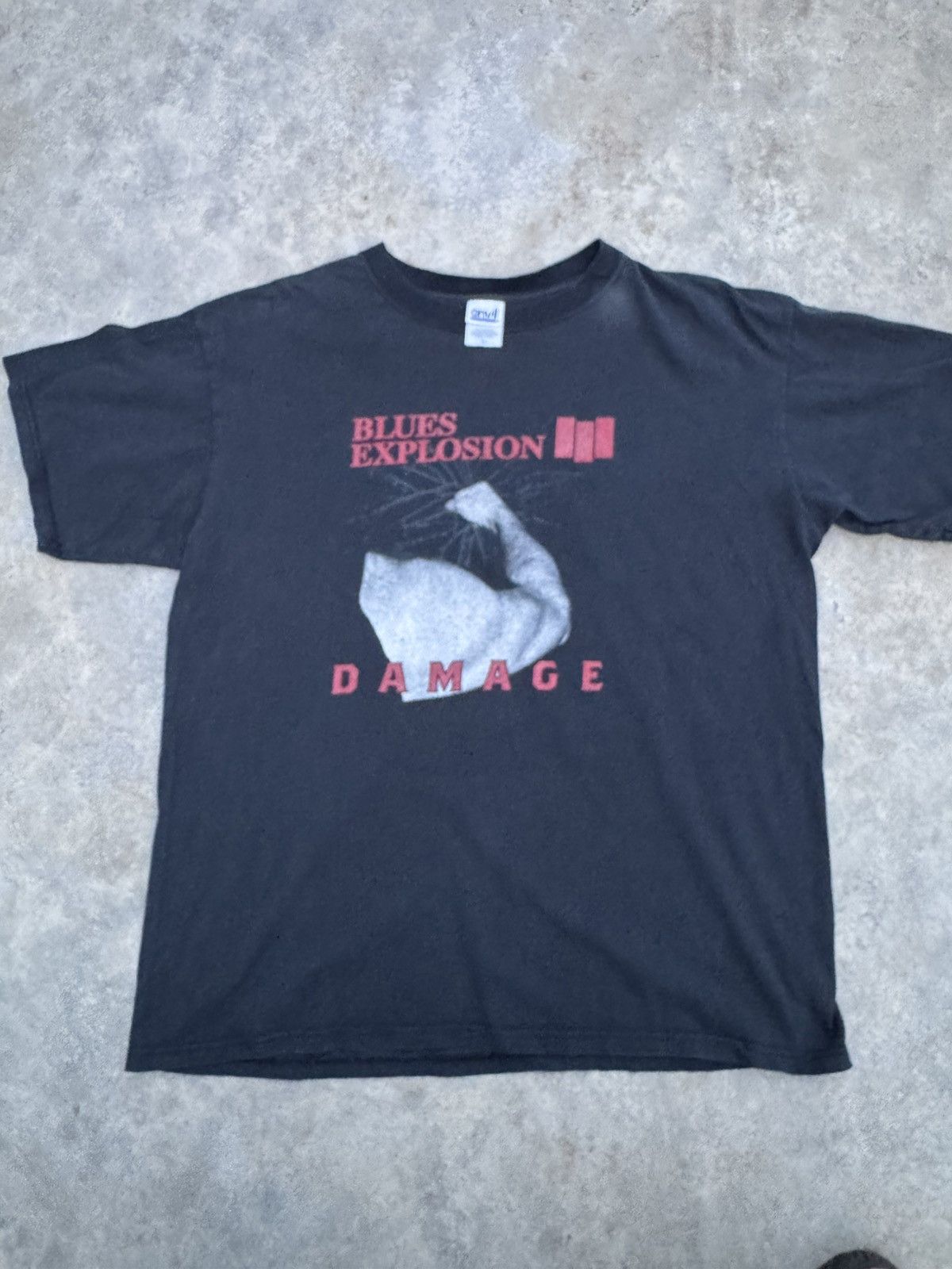 Other Blues Explosion Band Anvil Blue Tag Vintage Size US L / EU 52-54 / 3 - 1 Thumbnail