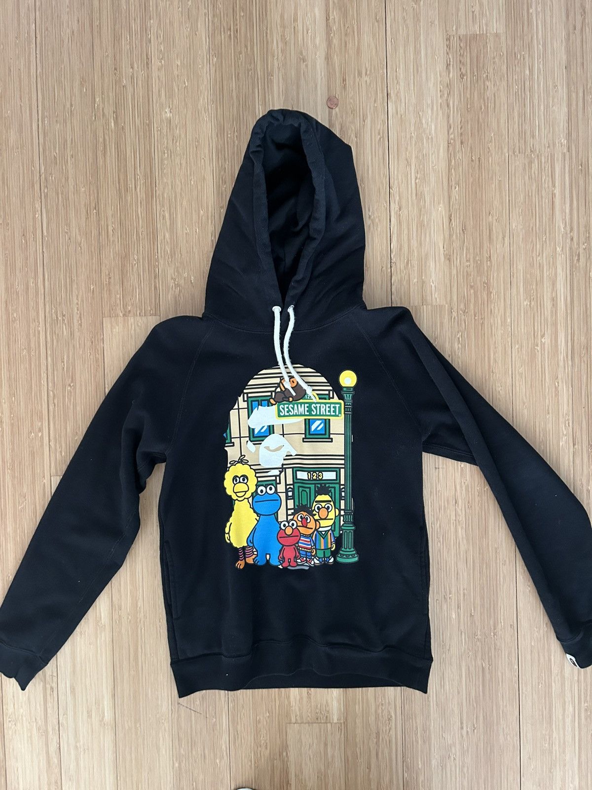 Bape Bape A Bathing Ape Sesame Street Hoodie Black Size S / US 4 / IT 40 - 2 Thumbnail