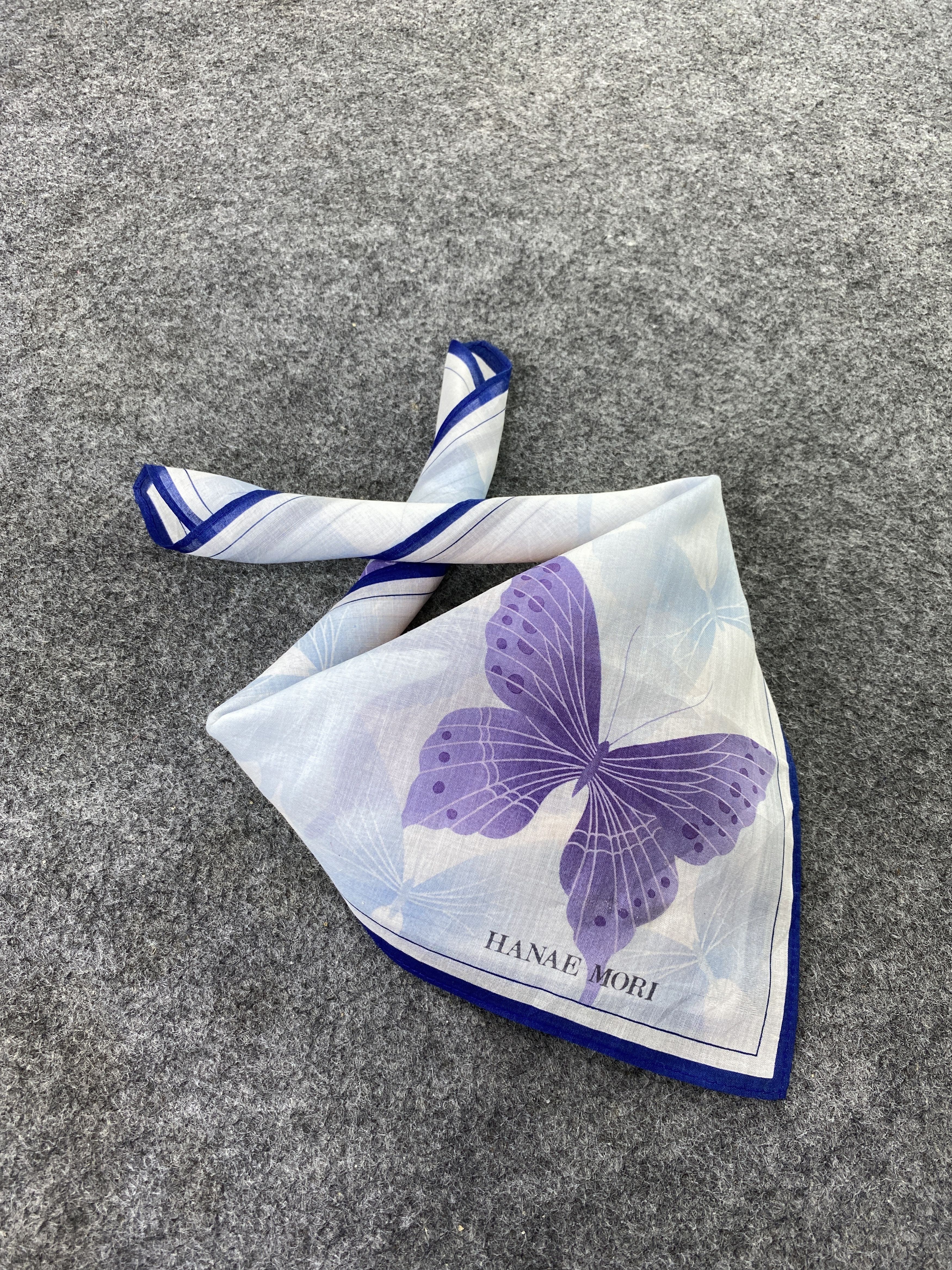 Hanae Mori × Vintage Hanae Mori Handkerchief / Bandana / Neckerchief-B211 Size ONE SIZE - 1 Thumbnail