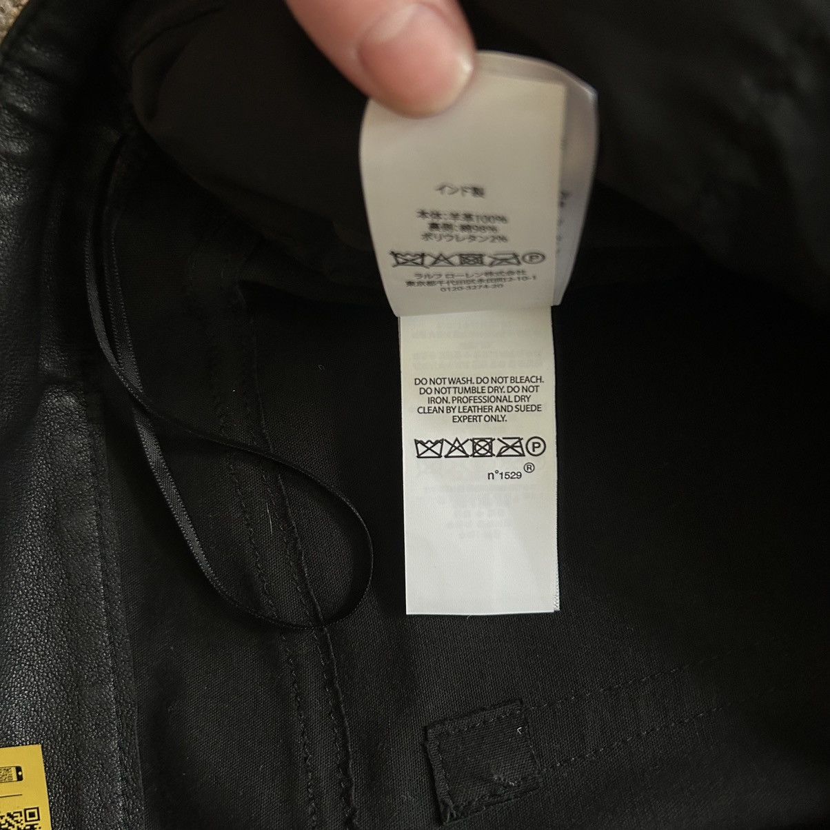 Polo Ralph Lauren Lambskin 5-Pocket Super Slim Pant Size 30" / US 8 / IT 44 - 10 Thumbnail