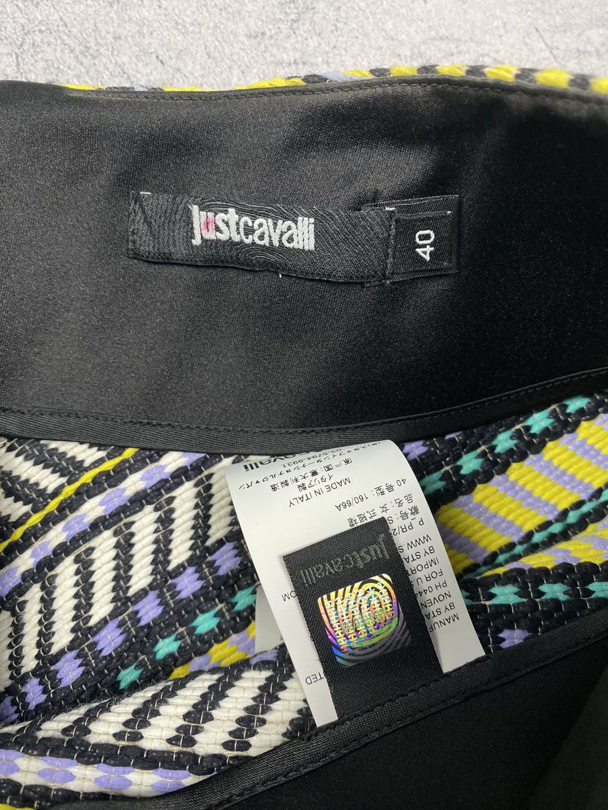 Just Cavalli Just Cavalli Women's Multi-Color Striped A-Line Mini Skirt Size S / US 4 / IT 40 - 15 Thumbnail
