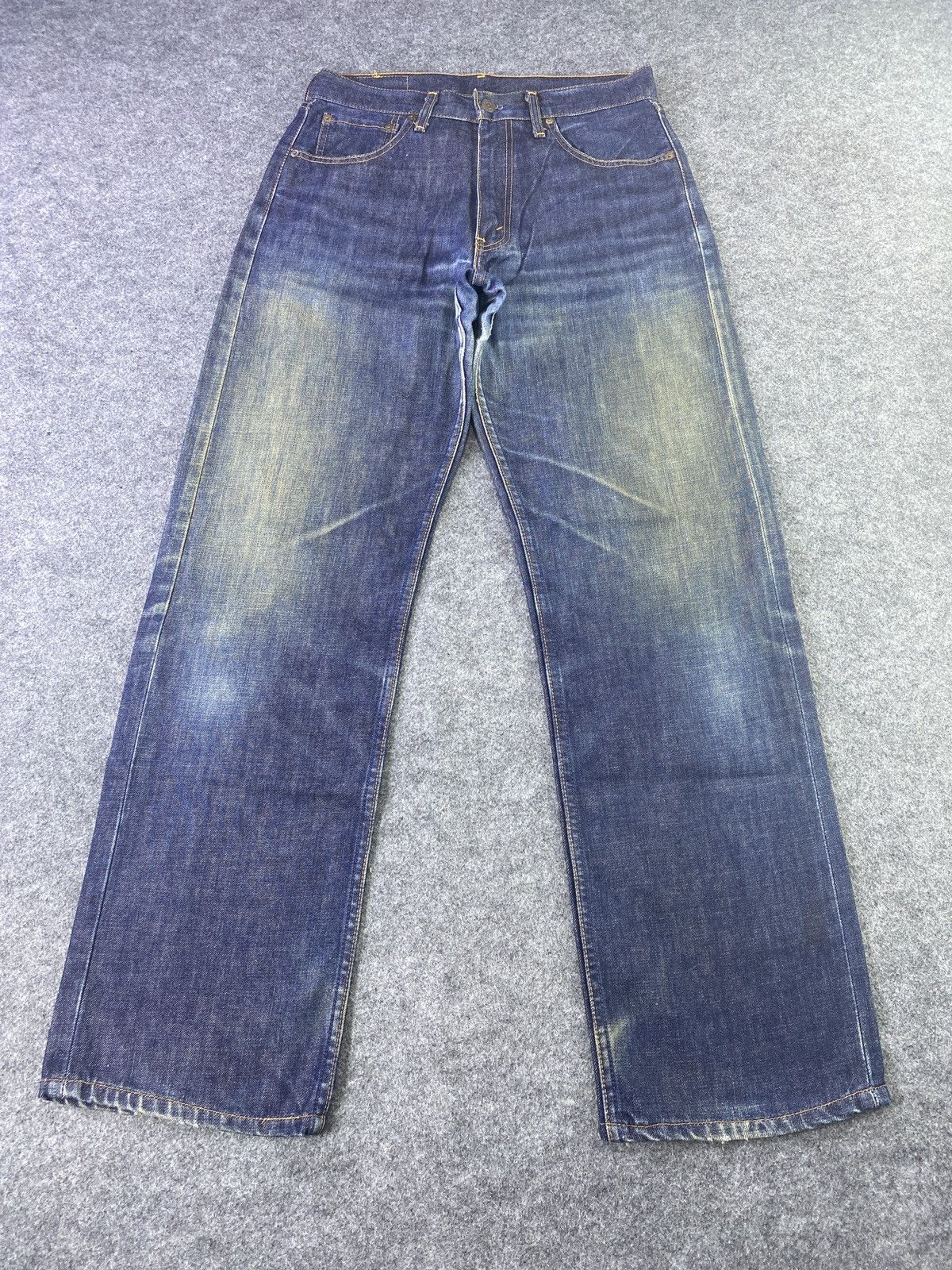 Levi's × Vintage Vintage Levis 512 Blue Wash Jeans - J913 Size US 31 - 2 Thumbnail
