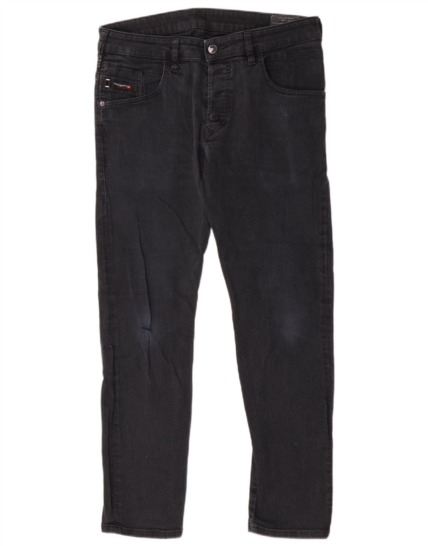 Diesel Mens D-Bazer Tapered Jeans W32 L30 Navy Blue Cotton Size US 32 / EU 48 - 1 Thumbnail