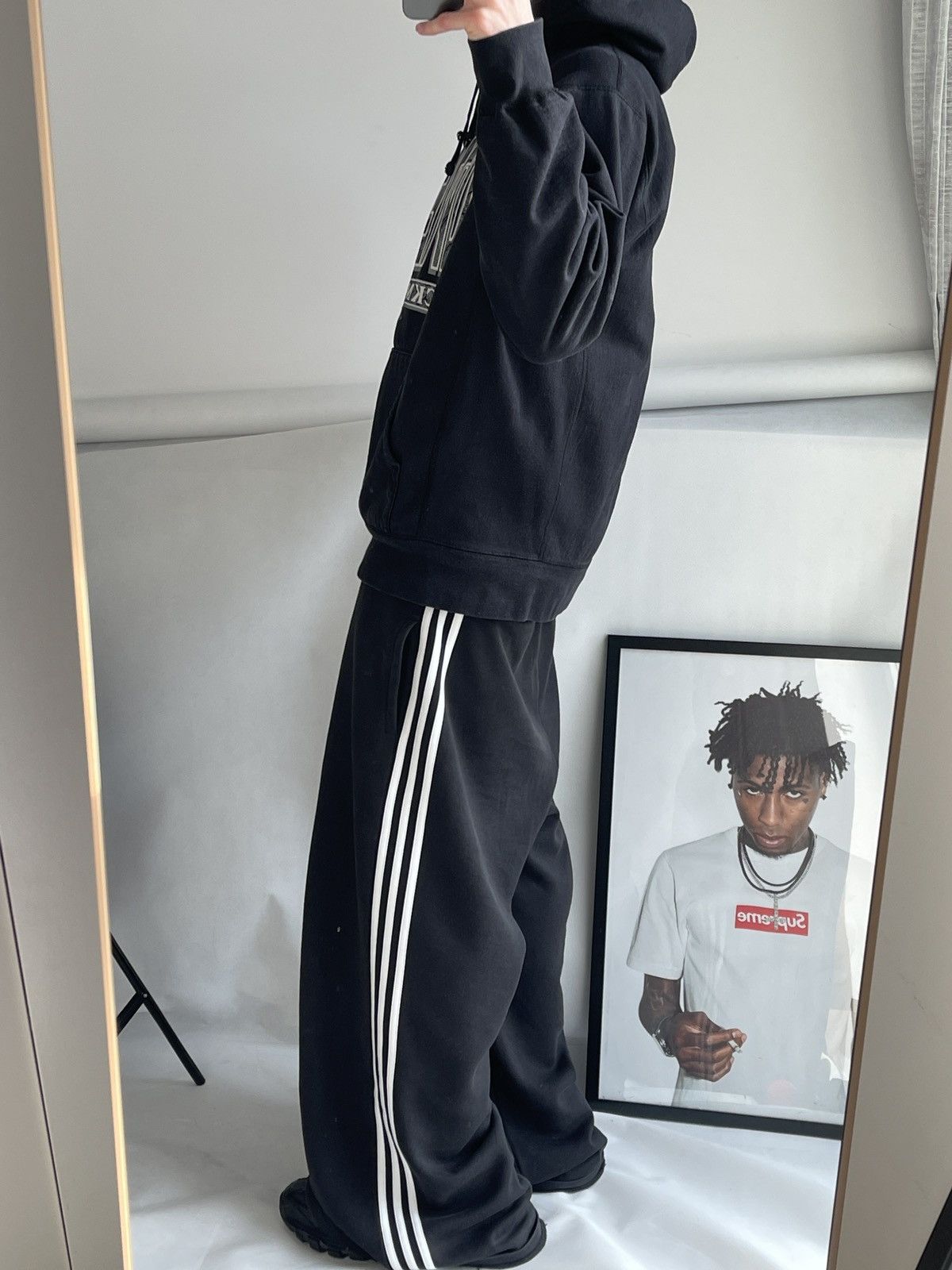 Supreme Supreme Hoodie Paisley Black Fuck Em All Logo Size US XL / EU 56 / 4 - 13 Thumbnail
