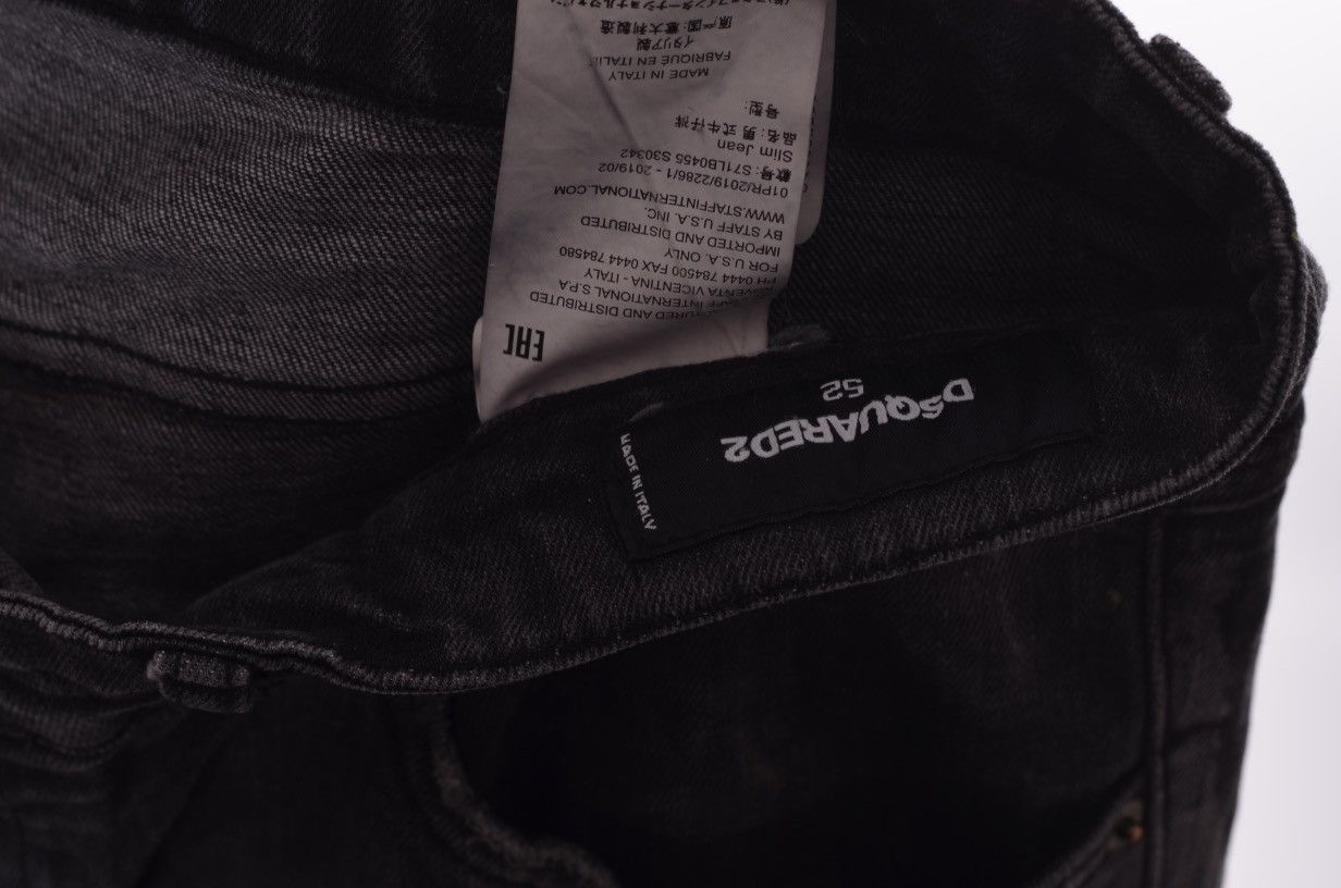 Dsquared2 Dsquared2 Biker Painted Skater Distressed Skinny Jeans Size US 34 / EU 50 - 6 Thumbnail
