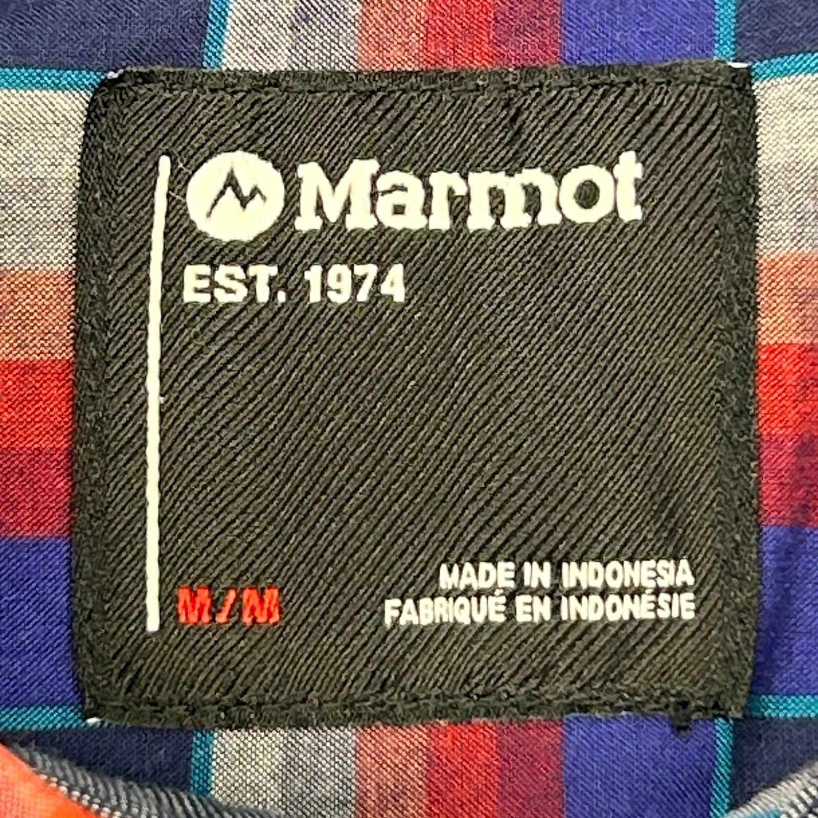 Marmot Marmot Button Front Shirt Blue Plaid Shilla Peru Inspired M Size US M / EU 48-50 / 2 - 6 Thumbnail